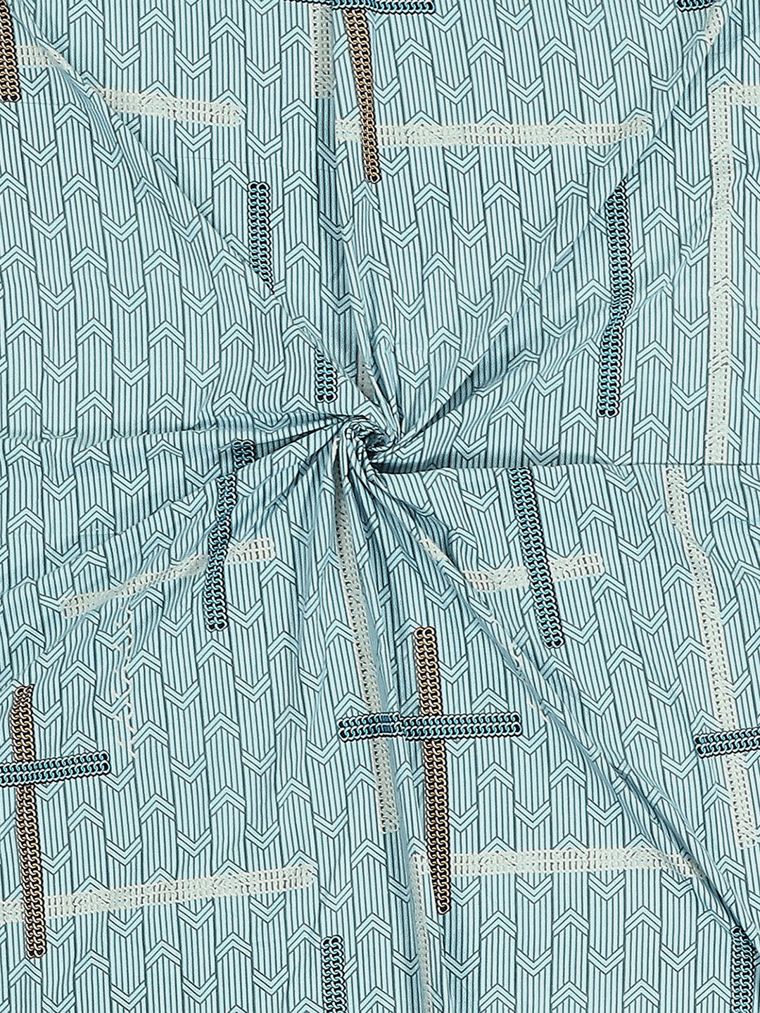 144 TC Cotton Double Bed 1 Bedsheet with 2 Pillow Covers (Fashnik)