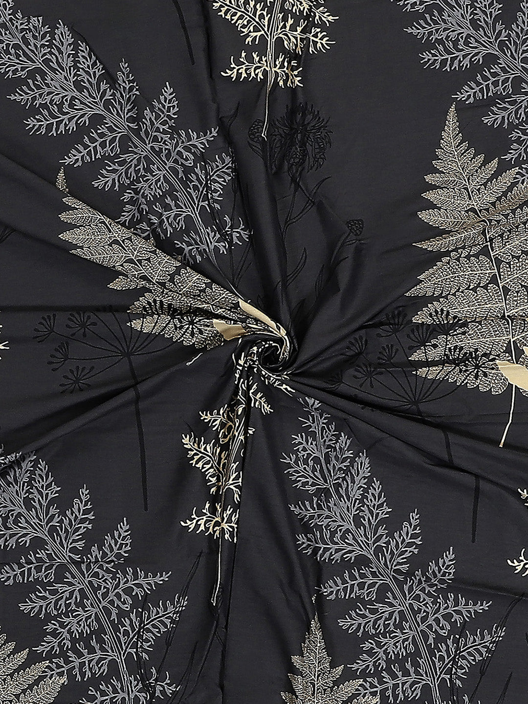 200 TC Cotton Double Bed 1 Bedsheet with 2 Pillow Covers (Ramona)