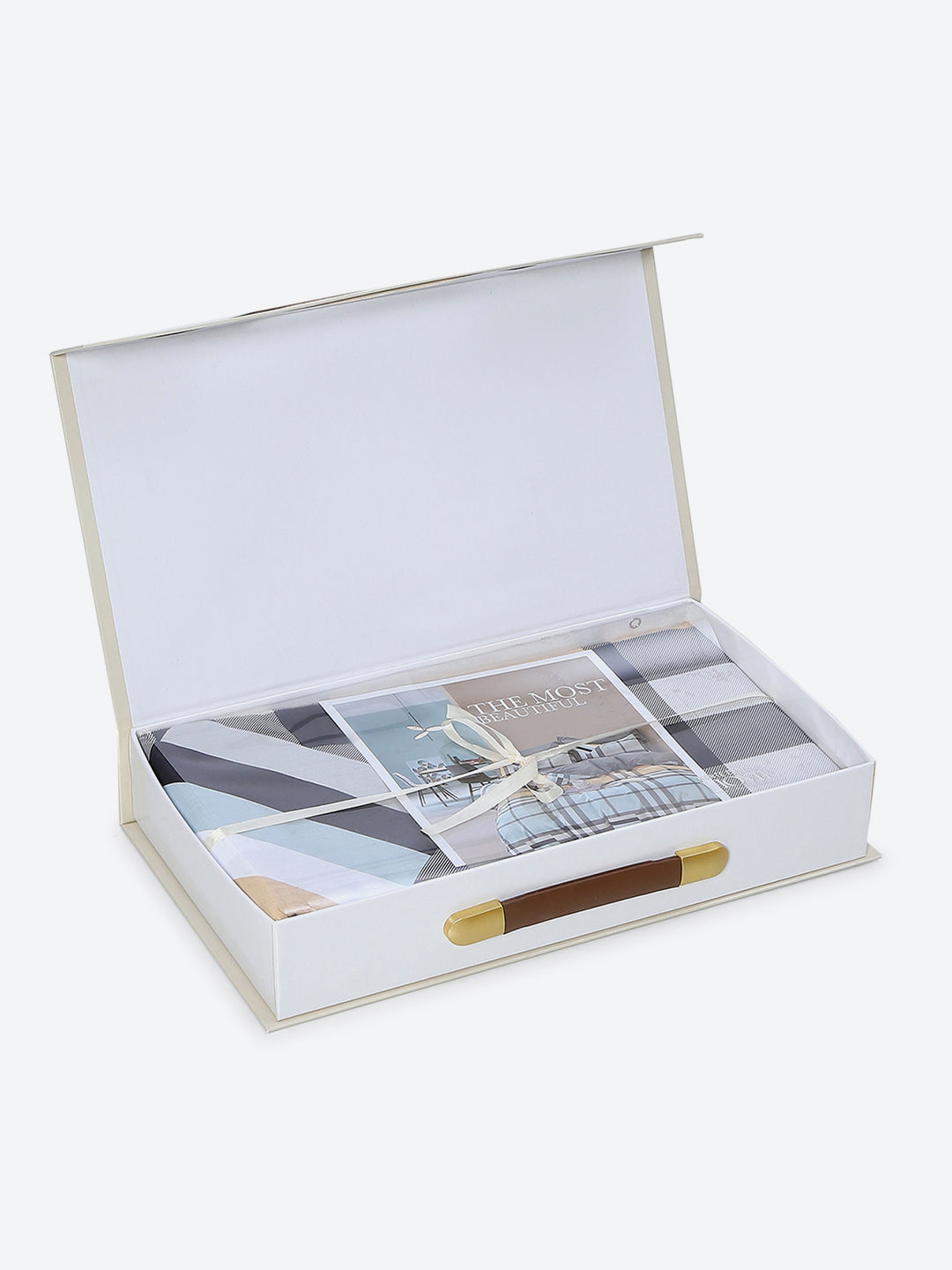 200 TC Cotton Double Bed 1 Bedsheet with 2 Pillow Covers (Ramona)