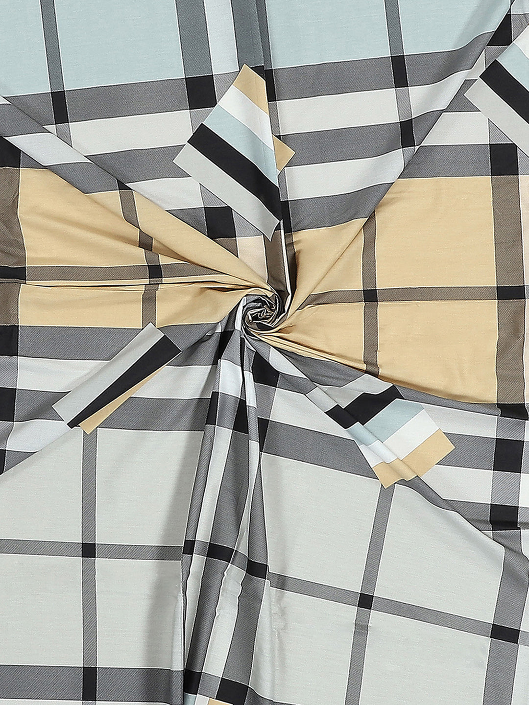 200 TC Cotton Double Bed 1 Bedsheet with 2 Pillow Covers (Ramona)