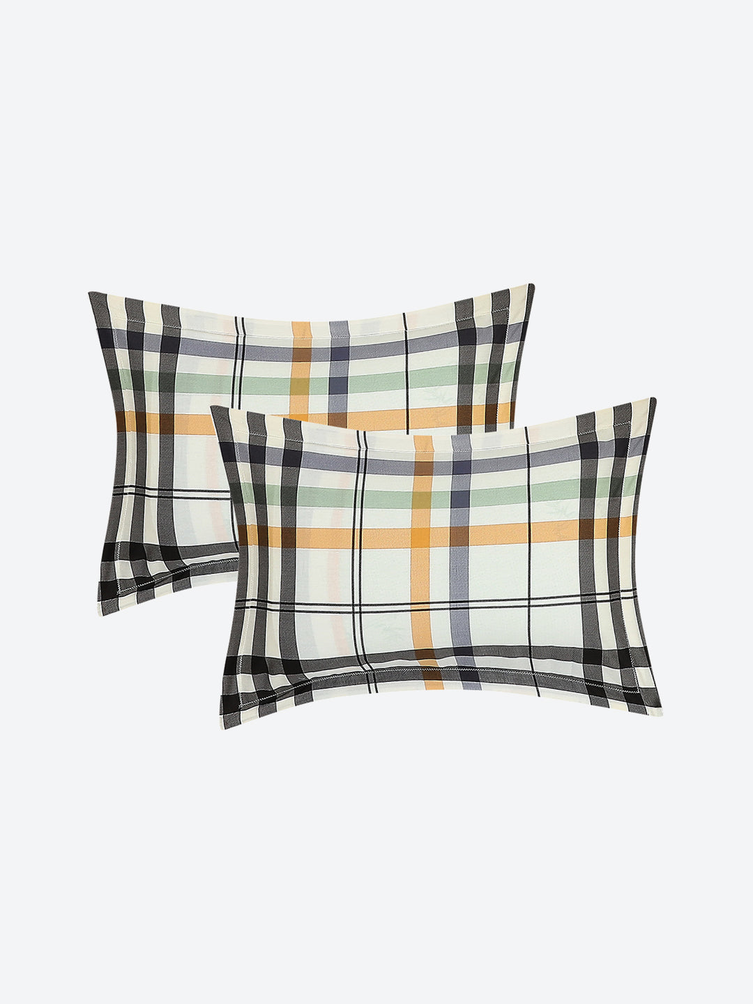 200 TC Cotton Double Bed 1 Bedsheet with 2 Pillow Covers (Ramona)