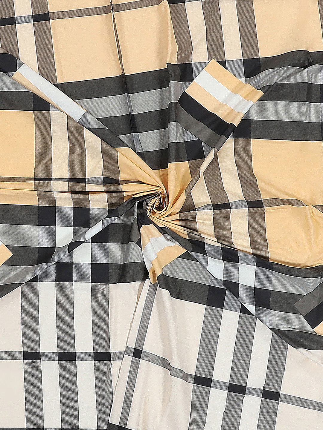 200 TC Cotton Double Bed 1 Bedsheet with 2 Pillow Covers (Ramona)