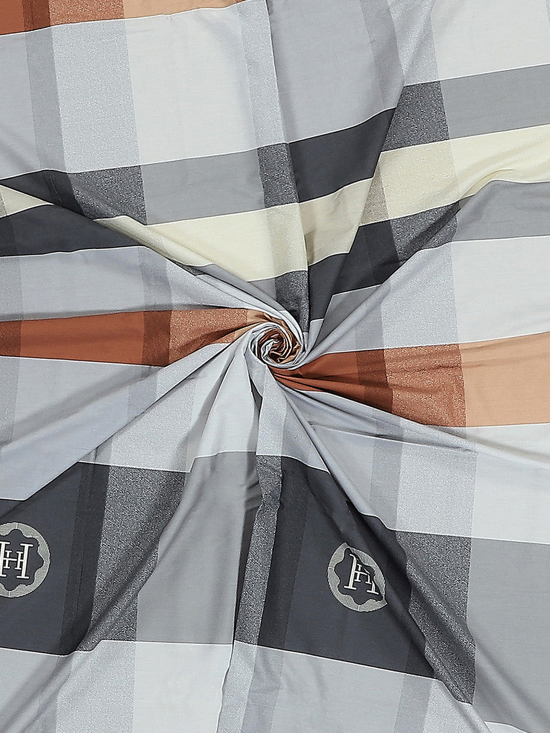 200 TC Cotton Double Bed 1 Bedsheet with 2 Pillow Covers (Ramona)