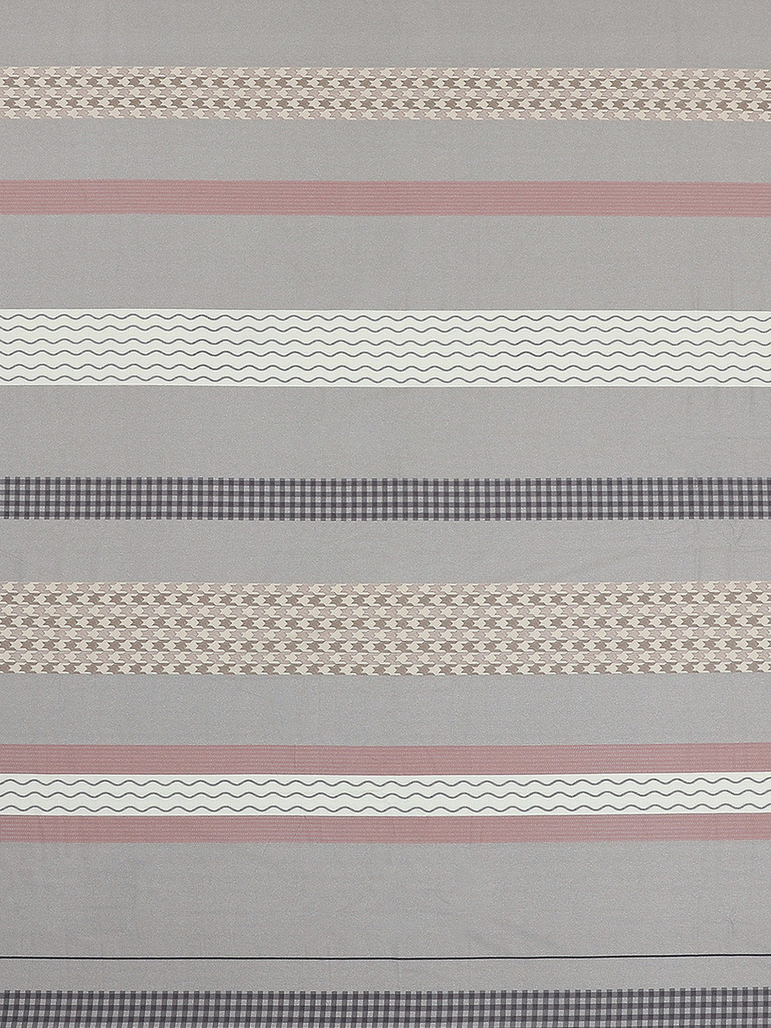 200 TC Cotton Double Bed 1 Bedsheet with 2 Pillow Covers (Ramona)