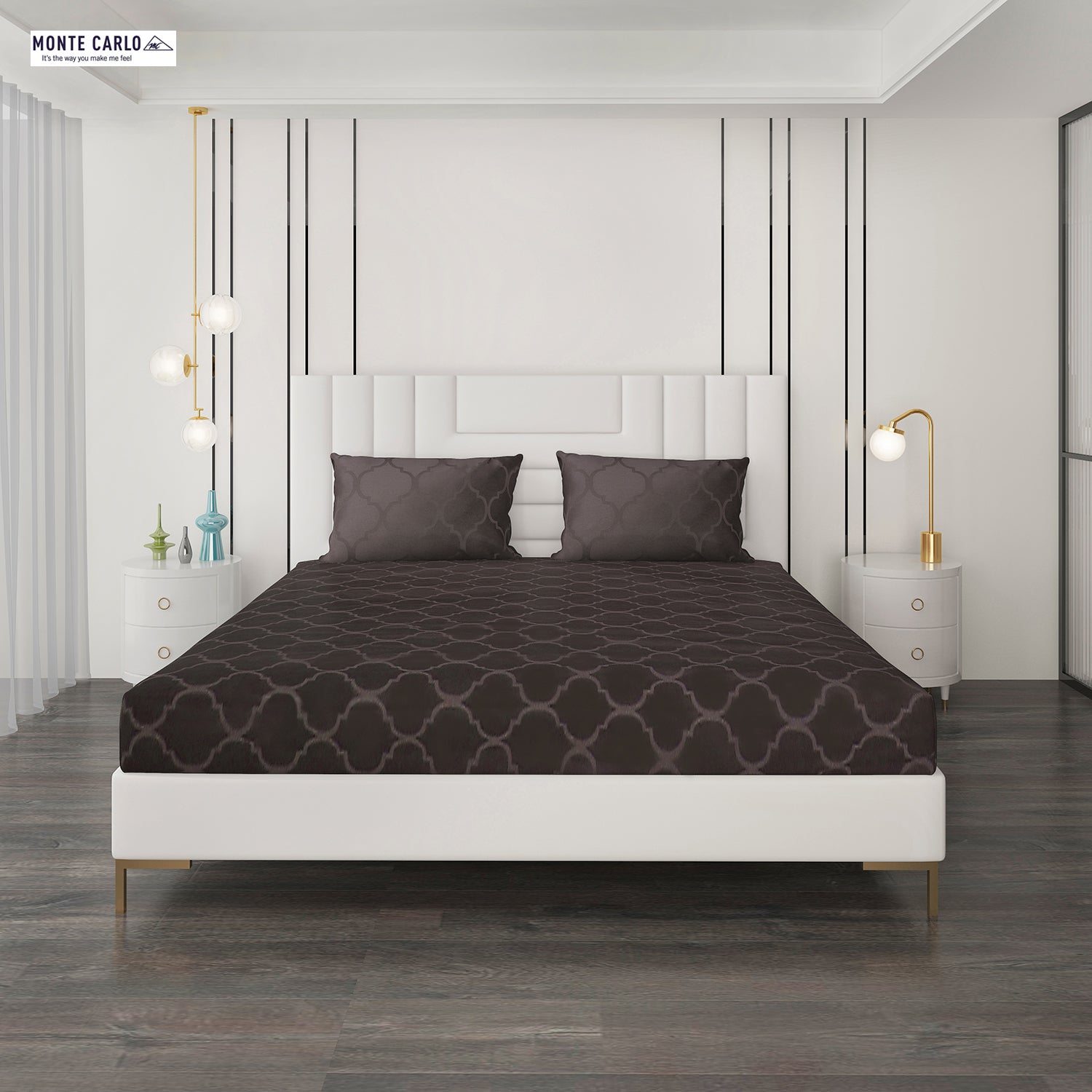 400 TC Cotton Double Bedsheet with 2 Pillow Covers