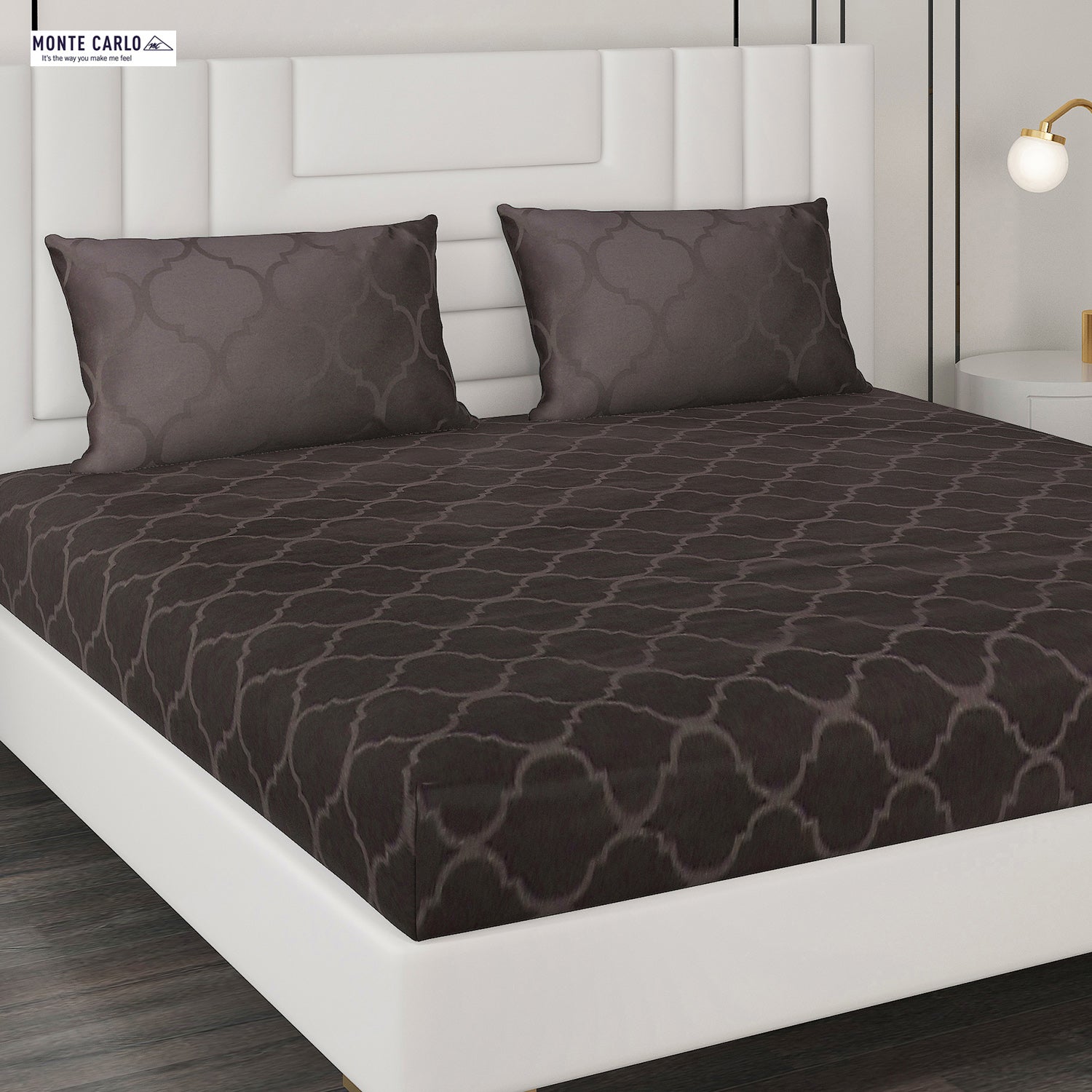 400 TC Cotton Double Bedsheet with 2 Pillow Covers