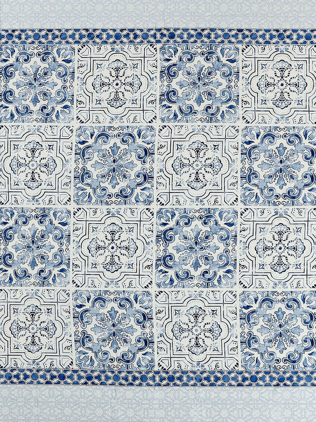 300 TC Cotton Double Bed 1 Bedsheet with 2 Pillow Covers (Morocan)