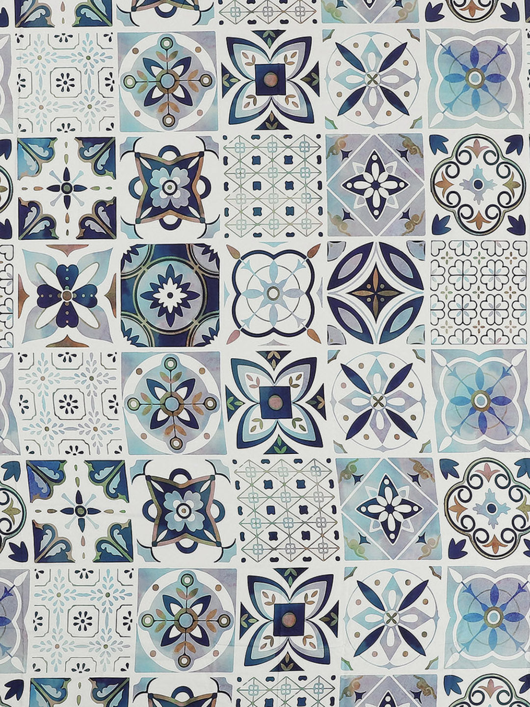 300 TC Cotton Double Bed 1 Bedsheet with 2 Pillow Covers (Morocan)