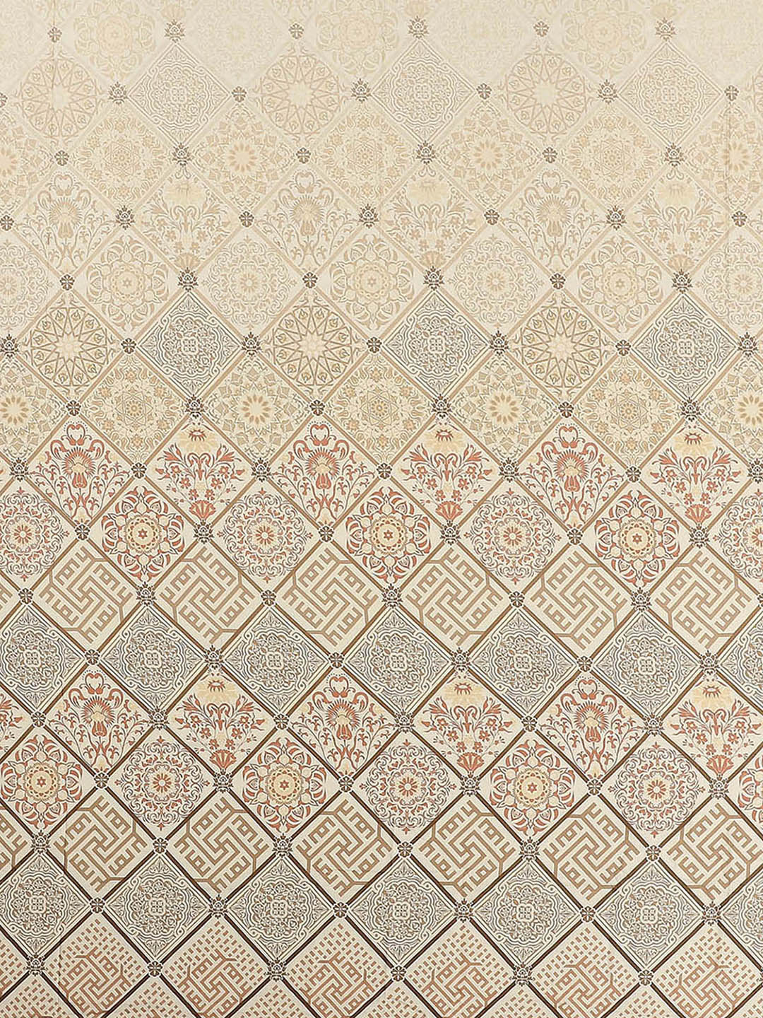 300 TC Cotton Double Bed 1 Bedsheet with 2 Pillow Covers (Morocan)