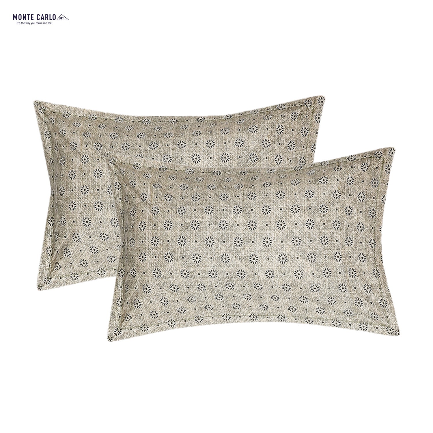 144 TC Cotton Double Bedsheet with 2 Pillow Covers