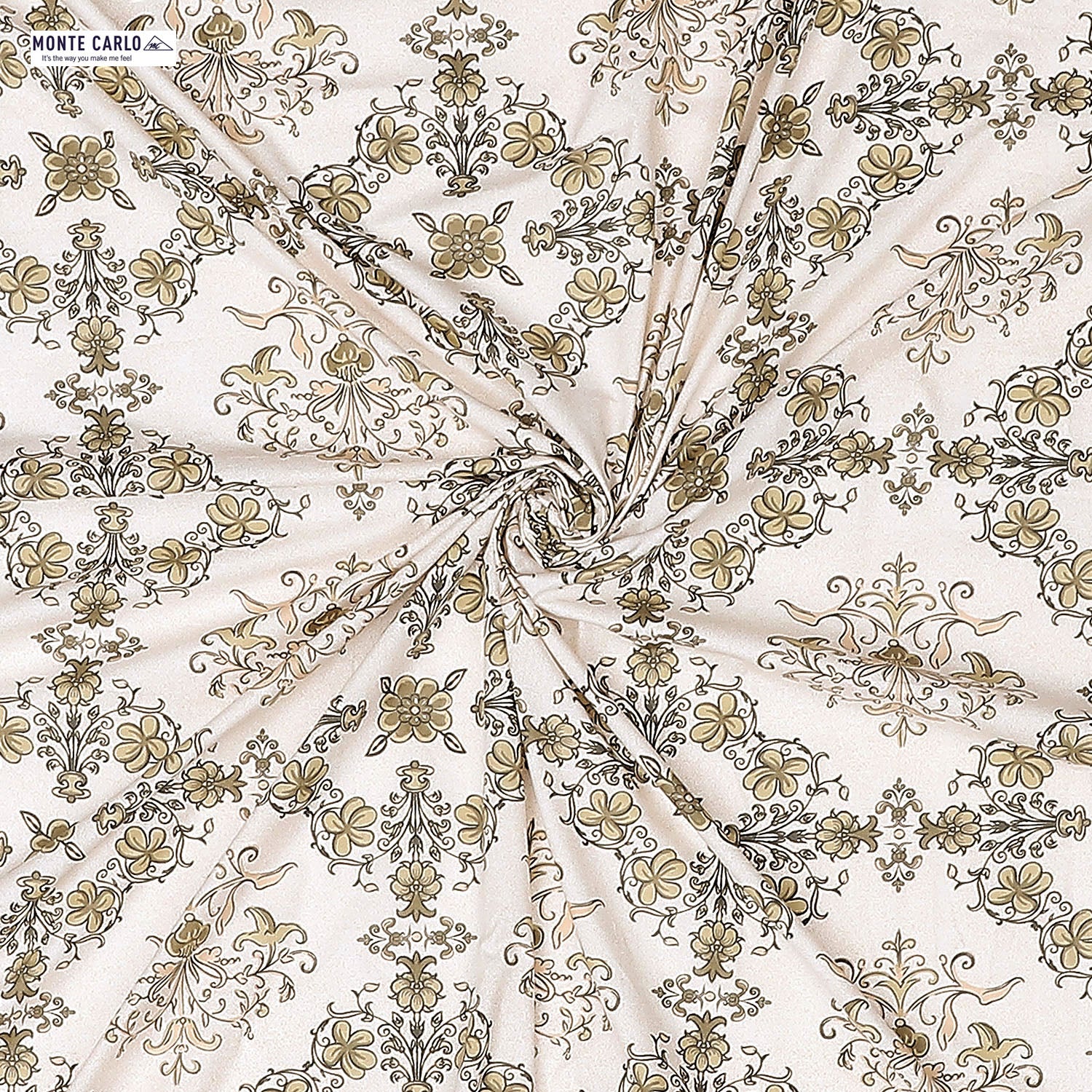 144 TC Cotton Double Bedsheet with 2 Pillow Covers