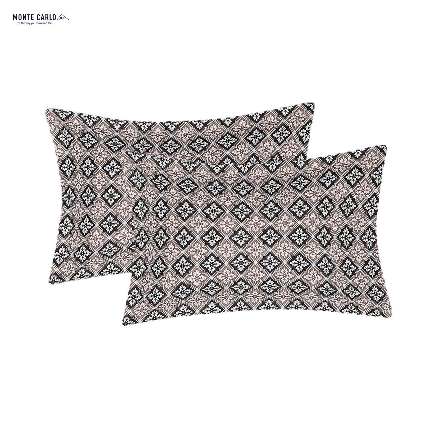 144 TC Cotton Double Bedsheet with 2 Pillow Covers