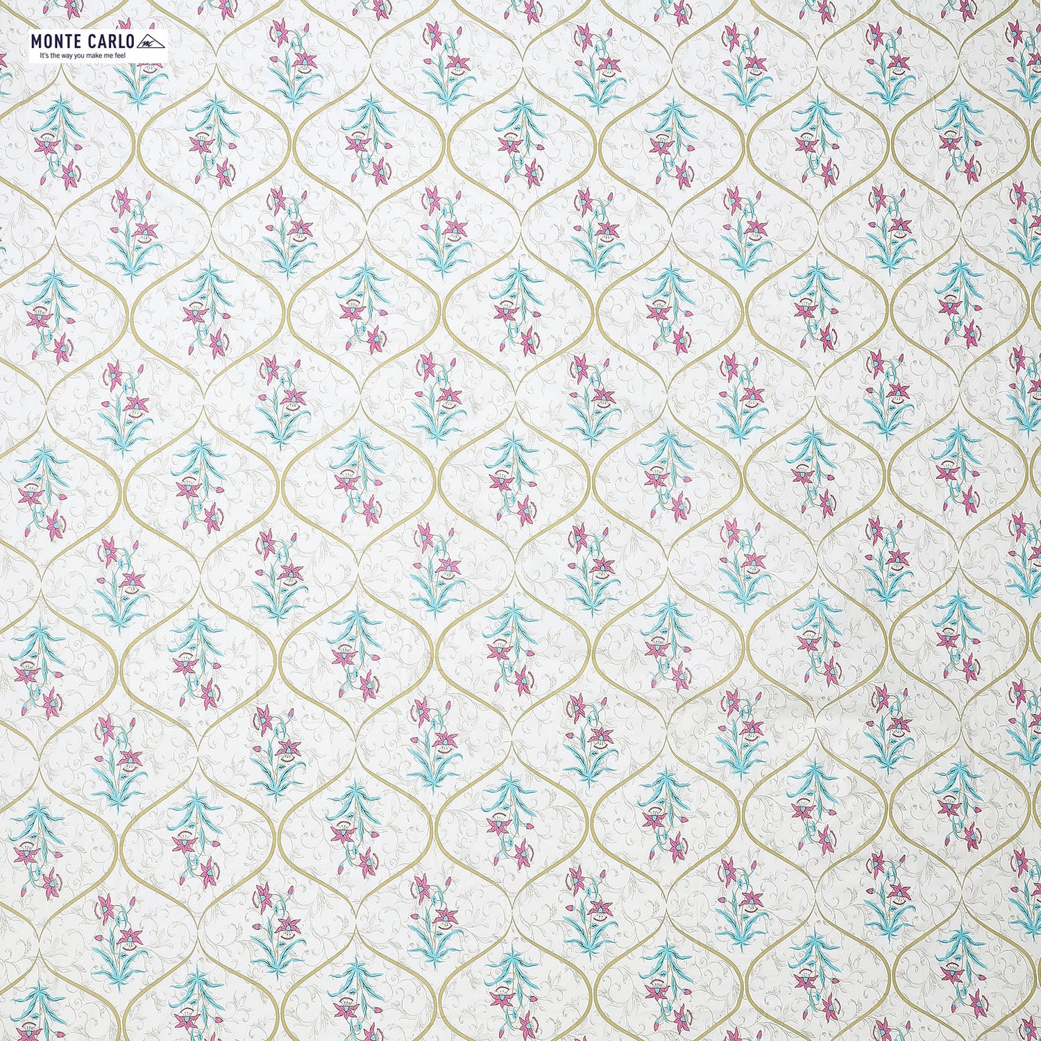 144 TC Cotton Double Bedsheet with 2 Pillow Covers