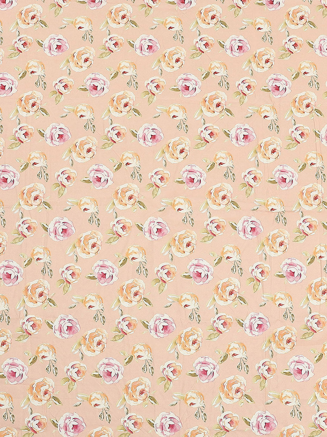 130 GSM Polyester Double Bed 1 Bedsheet with 2 Pillow Covers (Vibrant)