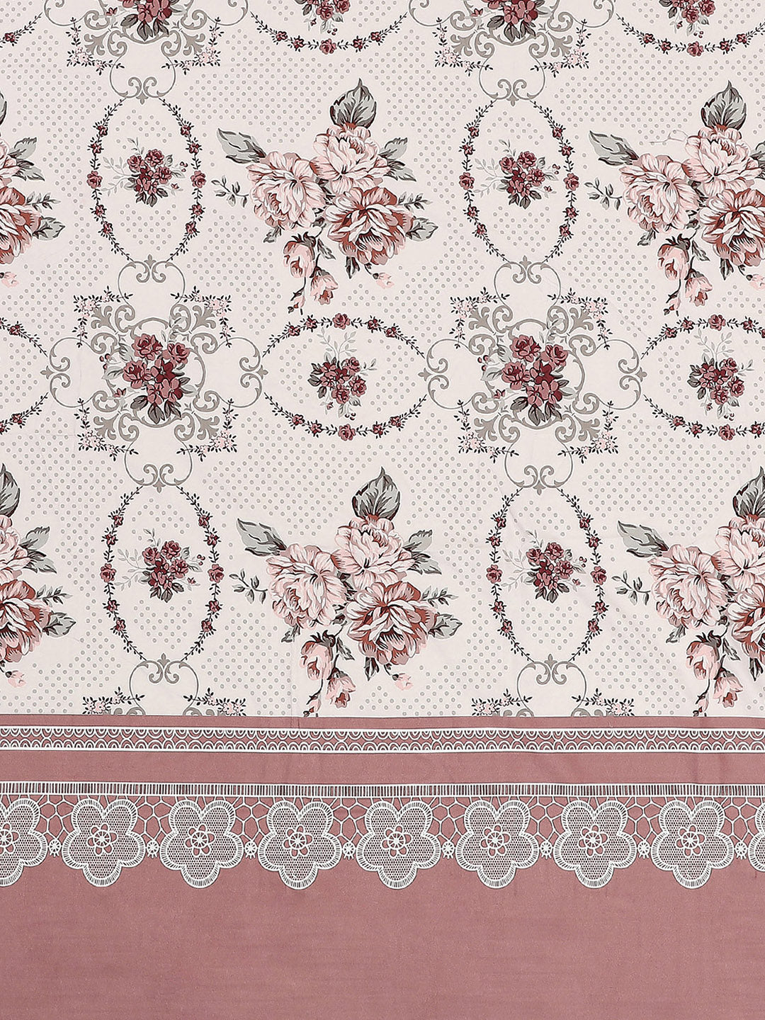 130 GSM Polyester Double Bed 1 Bedsheet with 2 Pillow Covers (Vibrant)