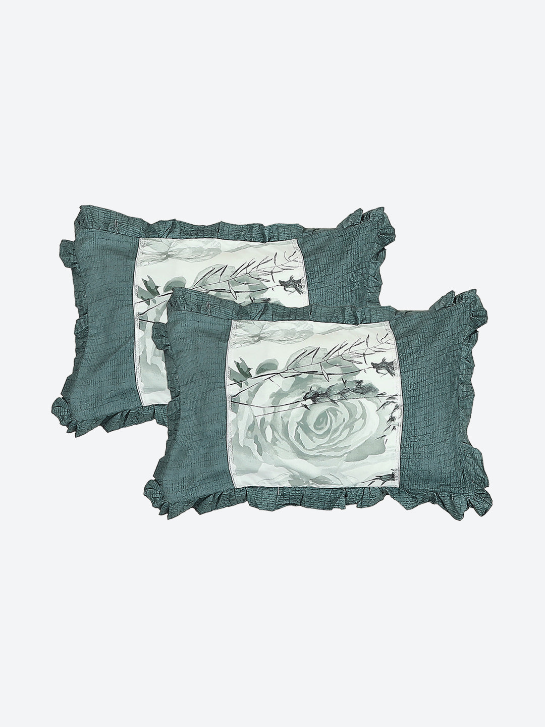 130 GSM Polyester Double Bed 1 Bedsheet with 2 Pillow Covers (Vibrant)