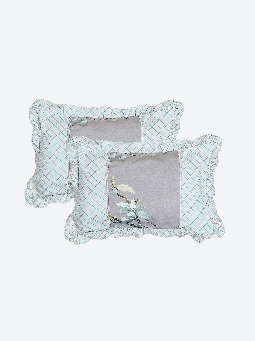 130 GSM Polyester Double Bed 1 Bedsheet with 2 Pillow Covers (Vibrant)