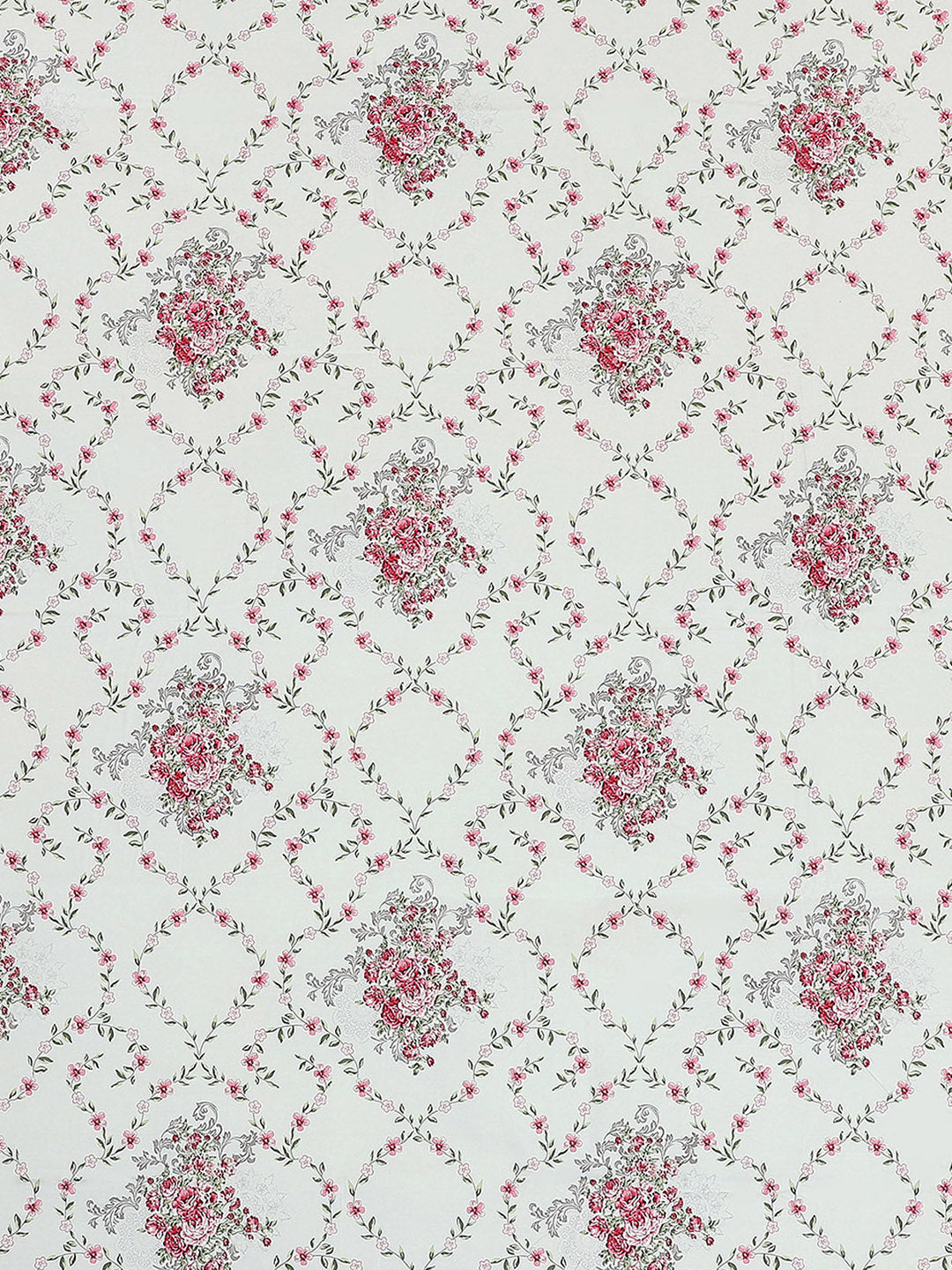 130 GSM Polyester Double Bed 1 Bedsheet with 2 Pillow Covers (Vibrant)