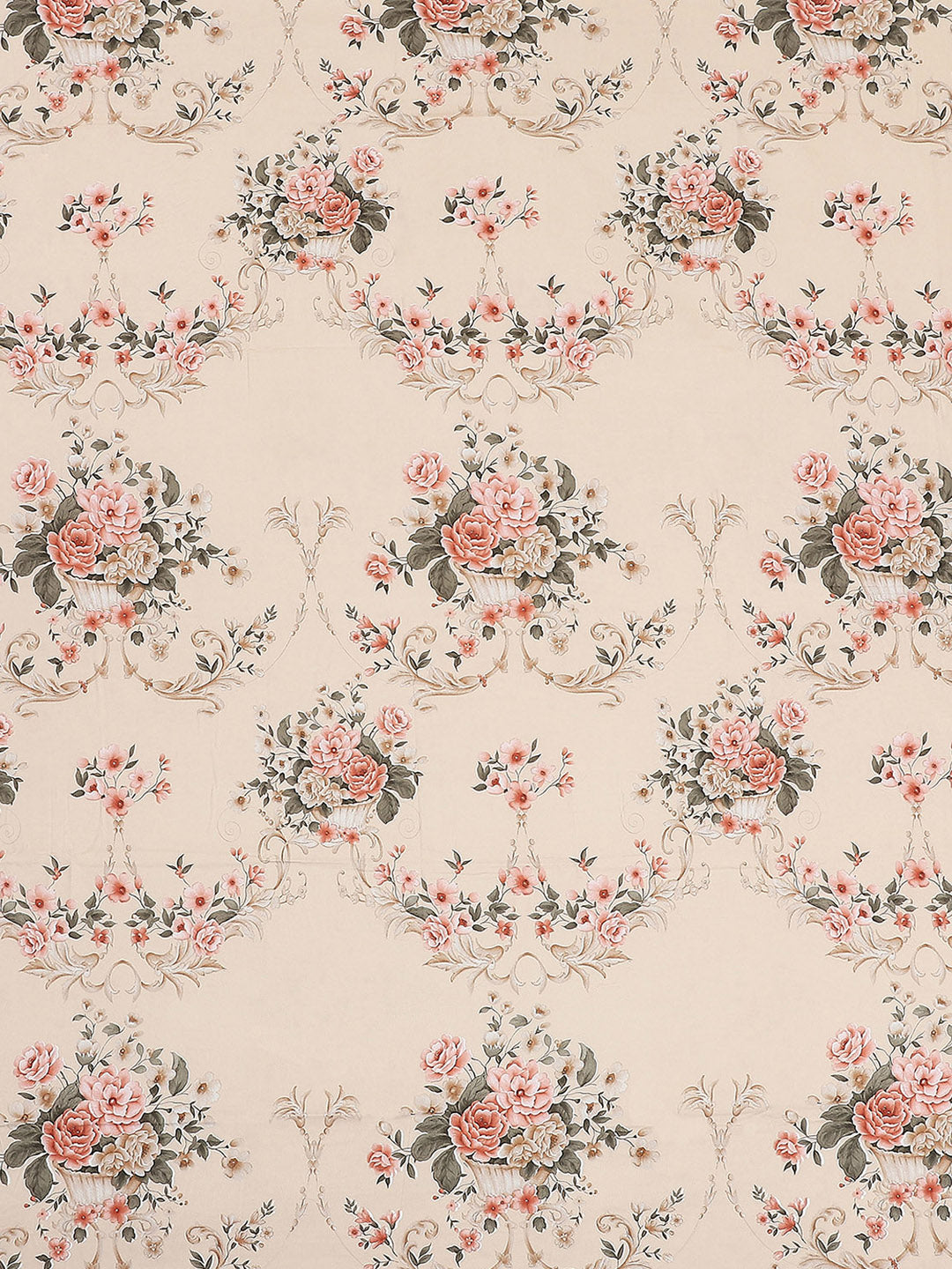 130 GSM Polyester Double Bed 1 Bedsheet with 2 Pillow Covers (Vibrant)