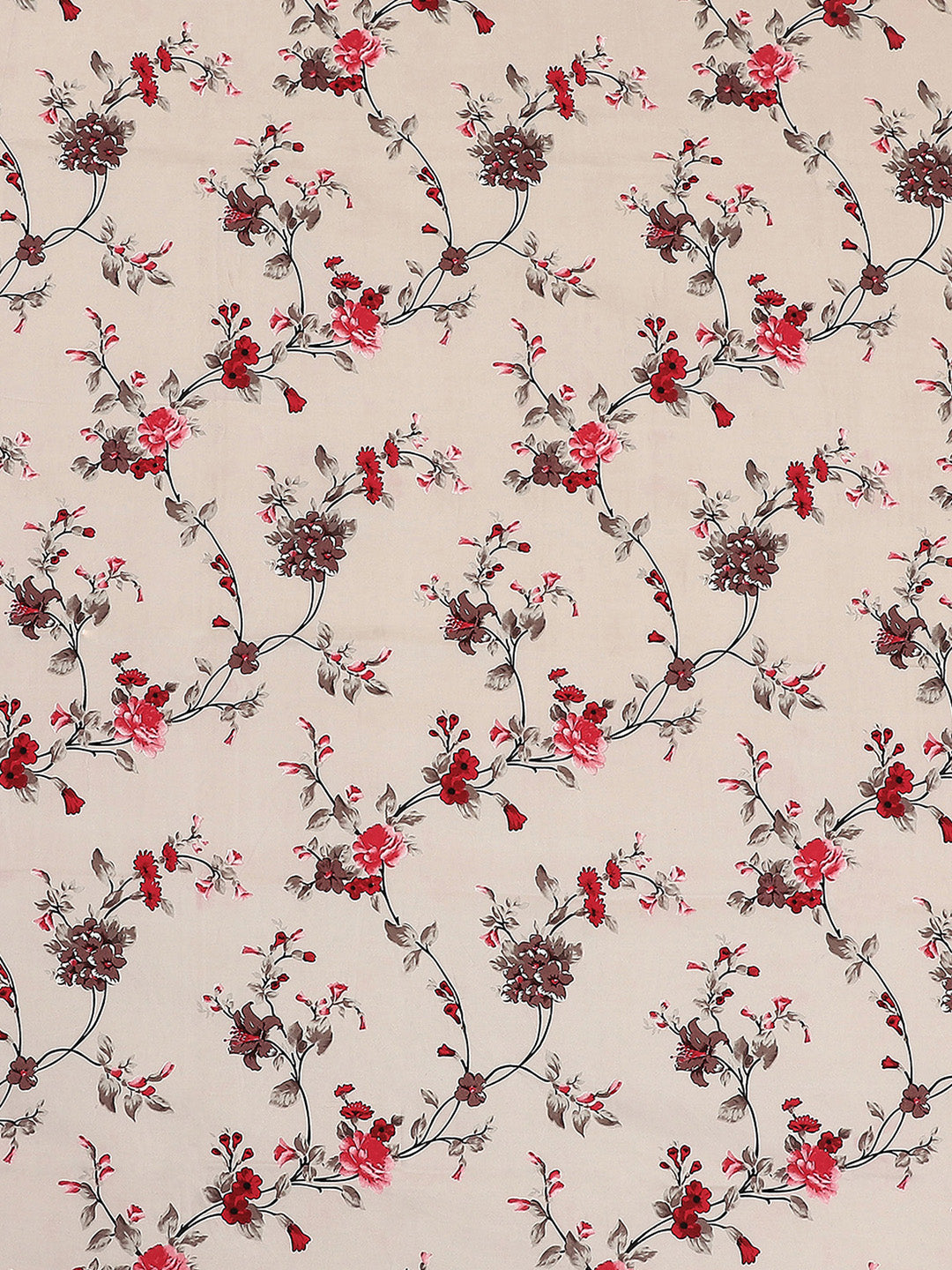 130 GSM Polyester Double Bed 1 Bedsheet with 2 Pillow Covers (Vibrant)