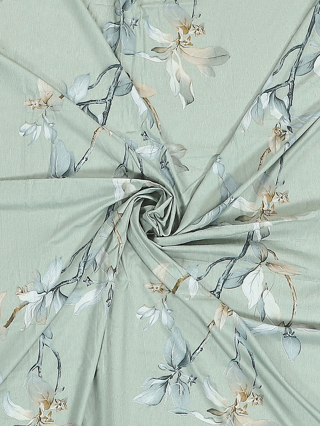 130 GSM Polyester Double Bed 1 Bedsheet with 2 Pillow Covers (Vibrant)