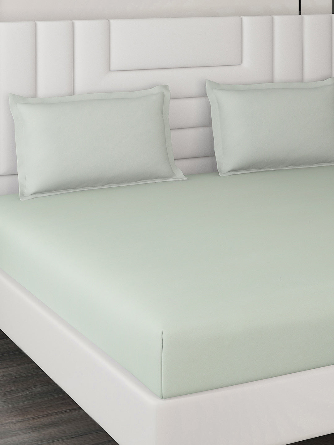 400 TC Cotton Double Bedsheet with 2 Pillow Covers