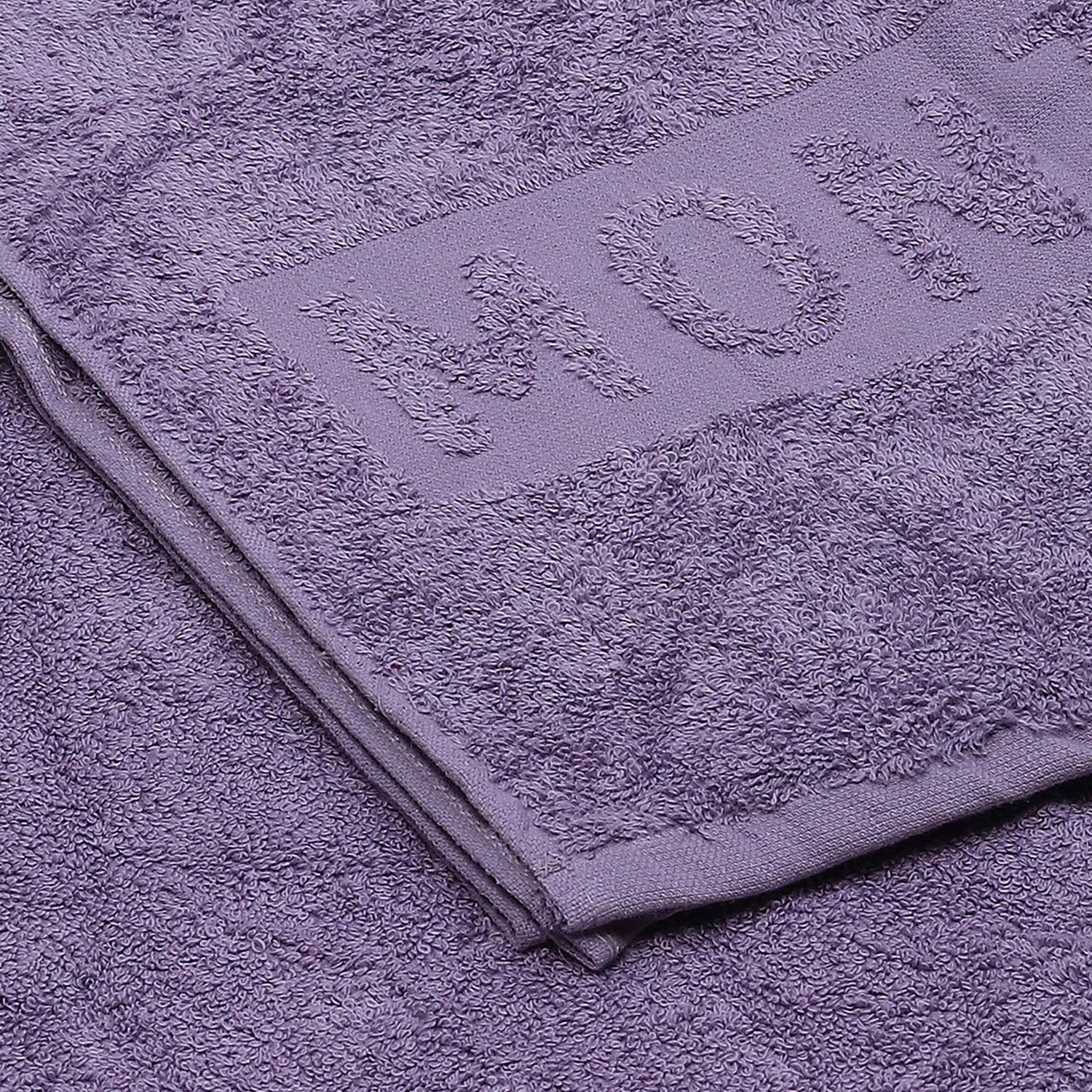 Purple Cotton 525 GSM Bath Towel