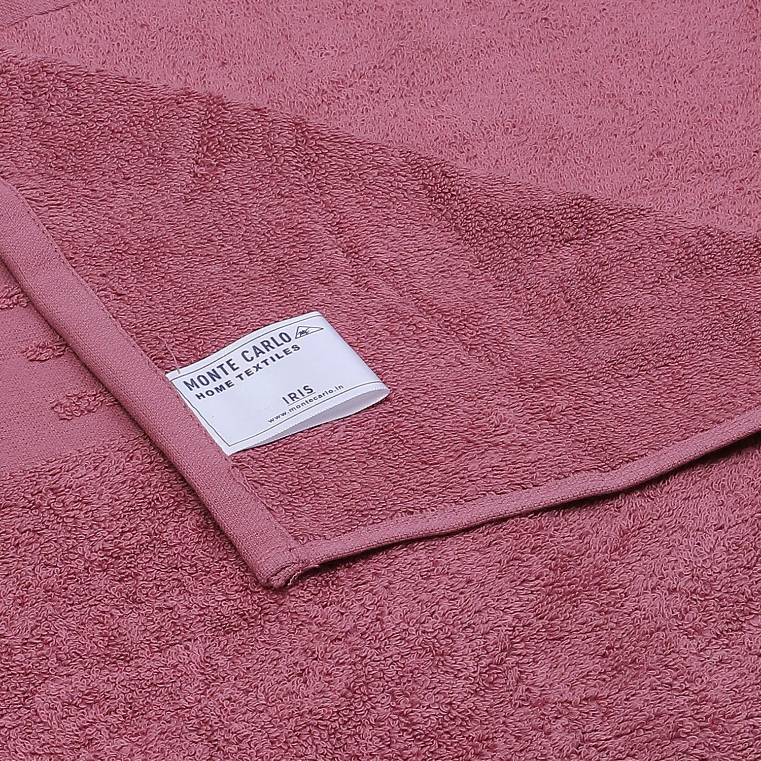 Pink Cotton 525 GSM Bath Towel