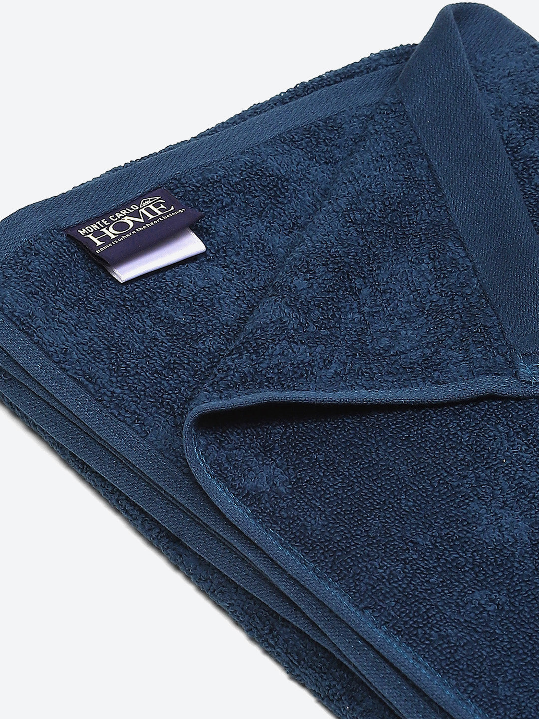 Teal Blue Solid Pure Cotton 350 GSM Bath Towel (Oslo)