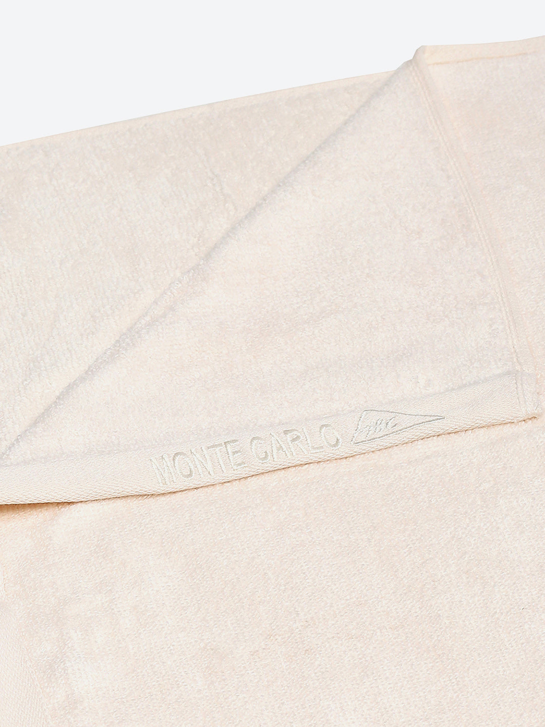 Cream Solid Pure Cotton 350 GSM Bath Towel (Oslo)
