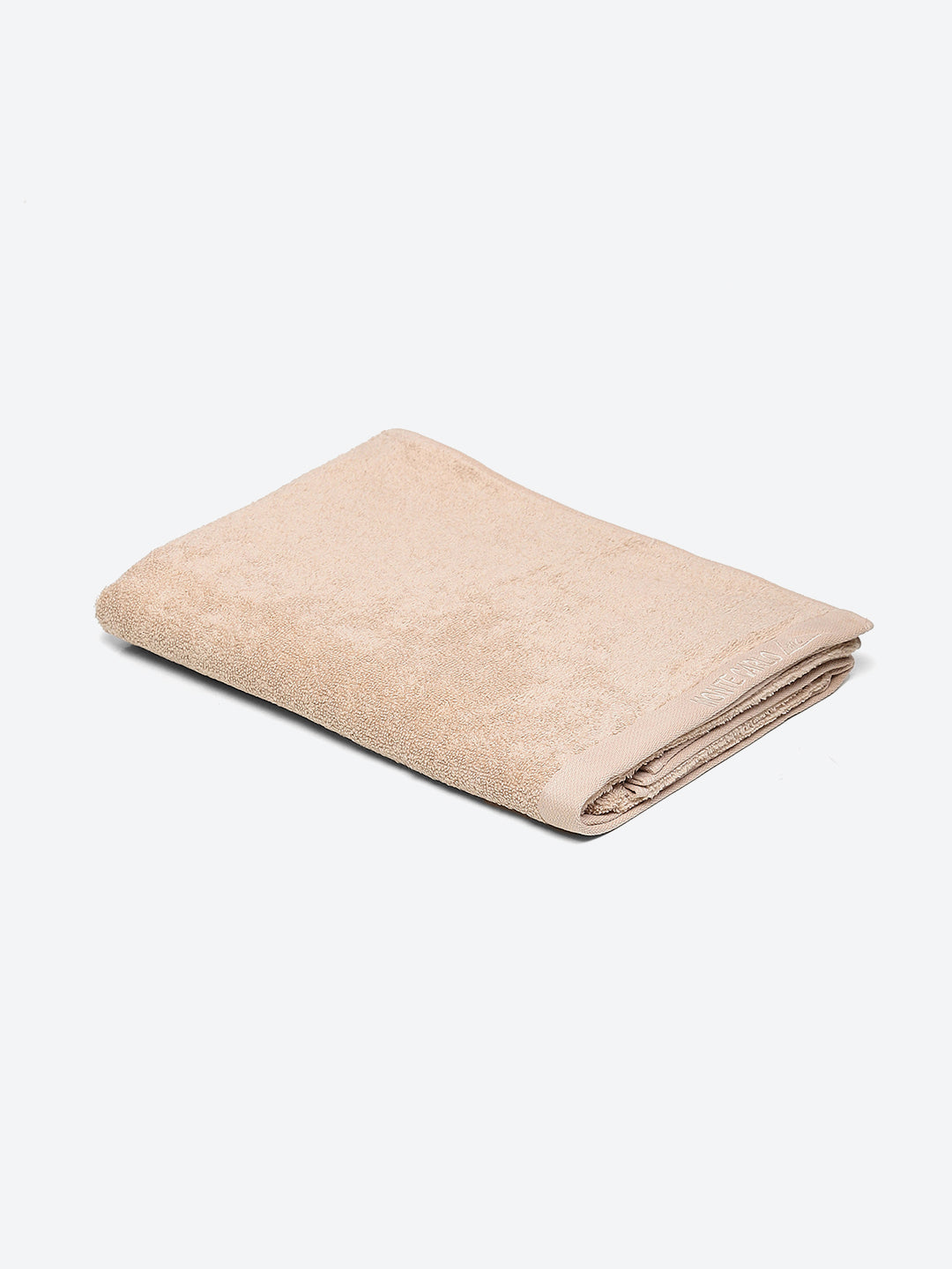 Peach Solid Pure Cotton 350 GSM Bath Towel (Oslo)