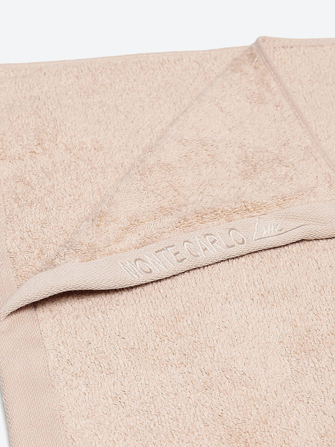 Peach Solid Pure Cotton 350 GSM Bath Towel (Oslo)