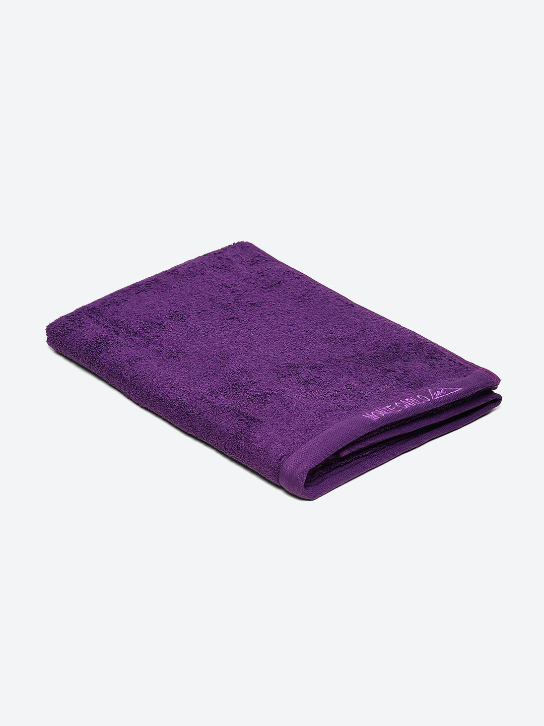 Purple Solid Pure Cotton 350 GSM Bath Towel (Oslo)