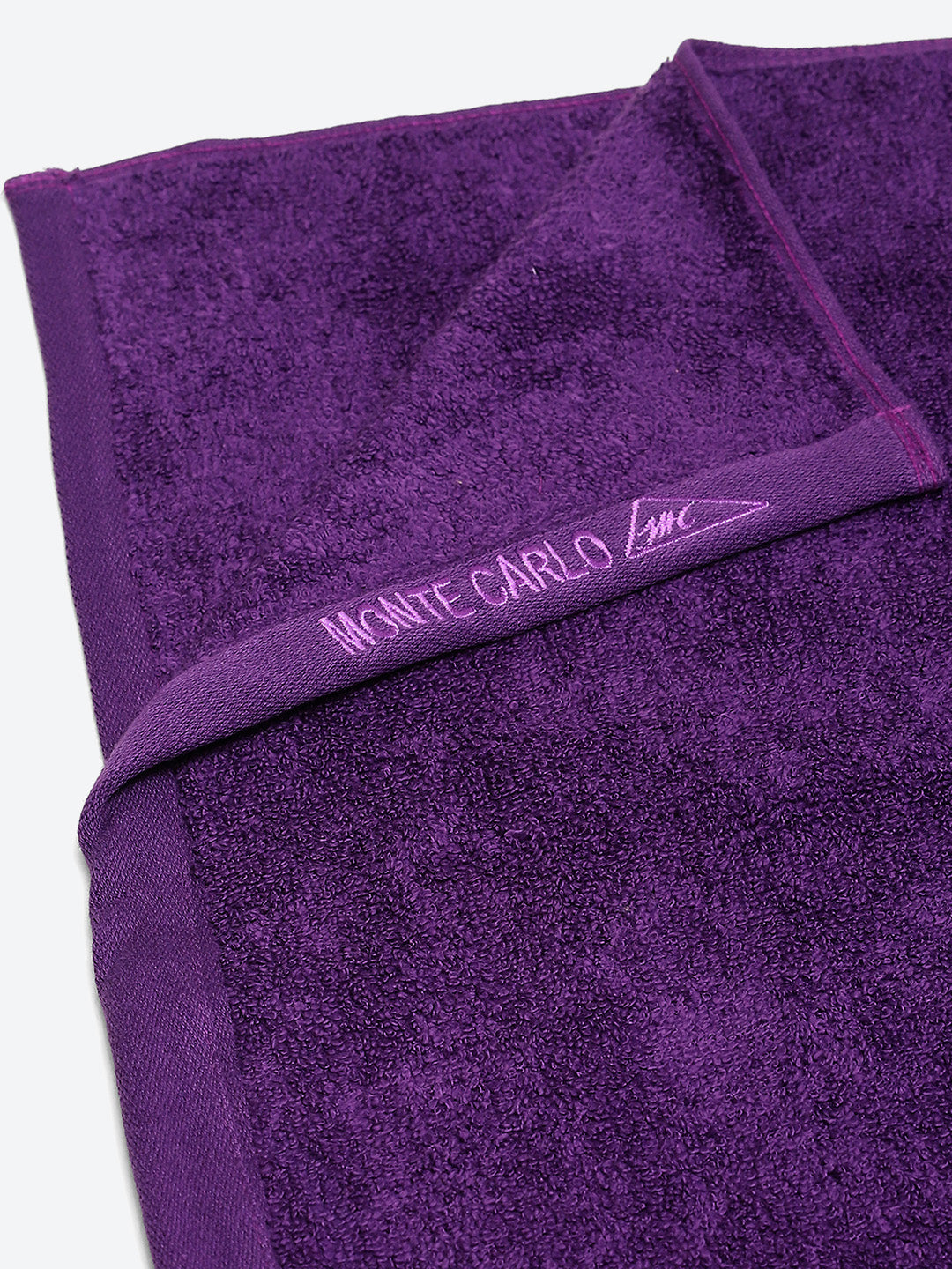 Purple Solid Pure Cotton 350 GSM Bath Towel (Oslo)