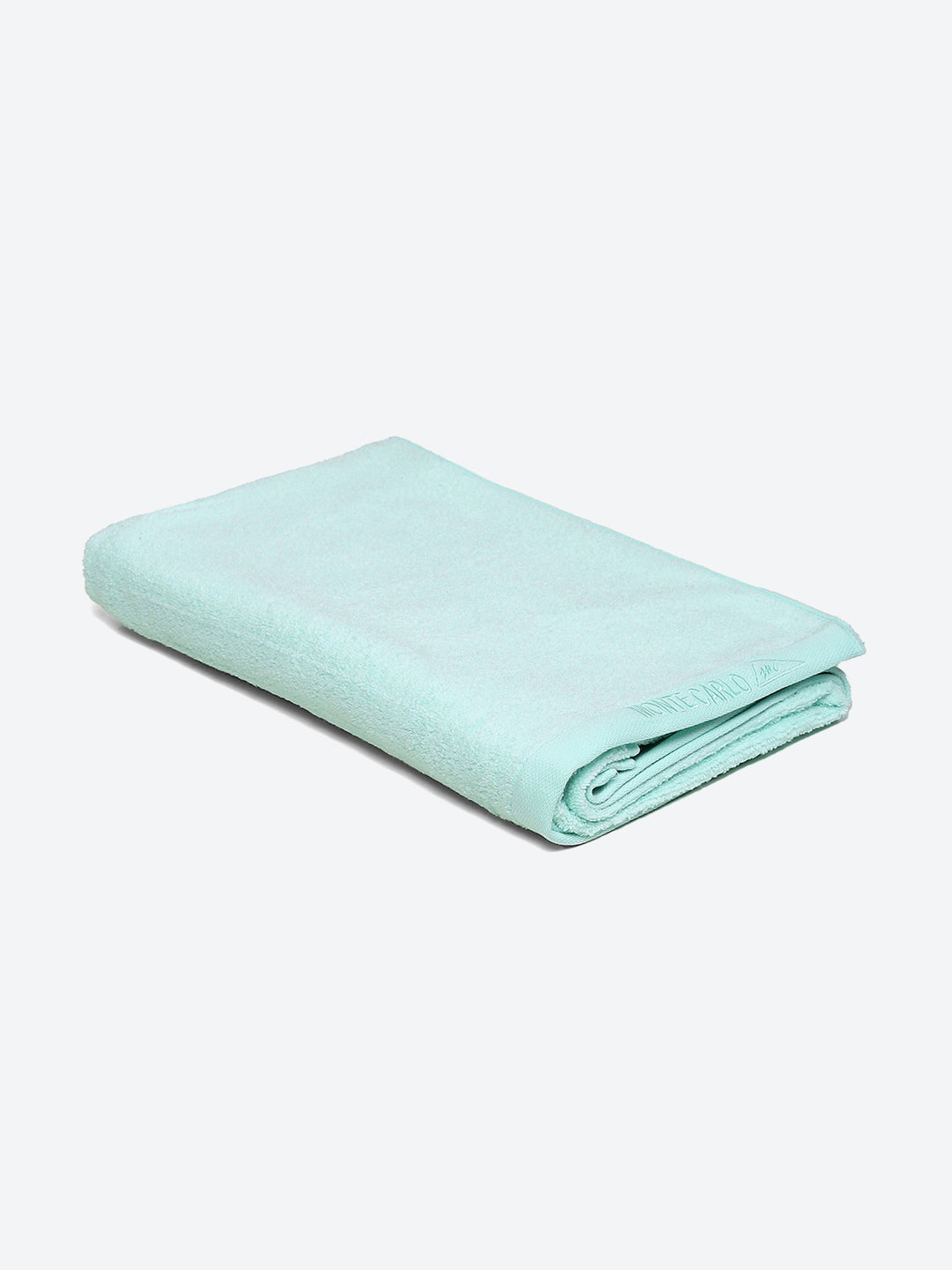 Sea Green Solid Pure Cotton 350 GSM Bath Towel (Oslo)