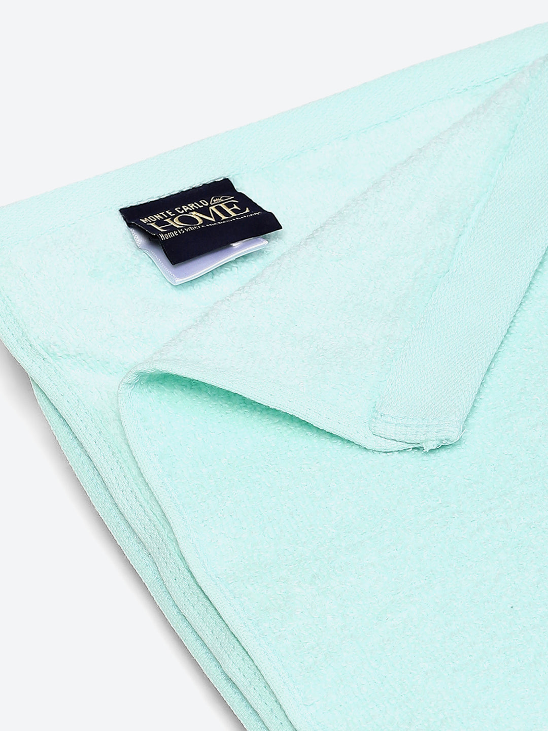 Sea Green Solid Pure Cotton 350 GSM Bath Towel (Oslo)