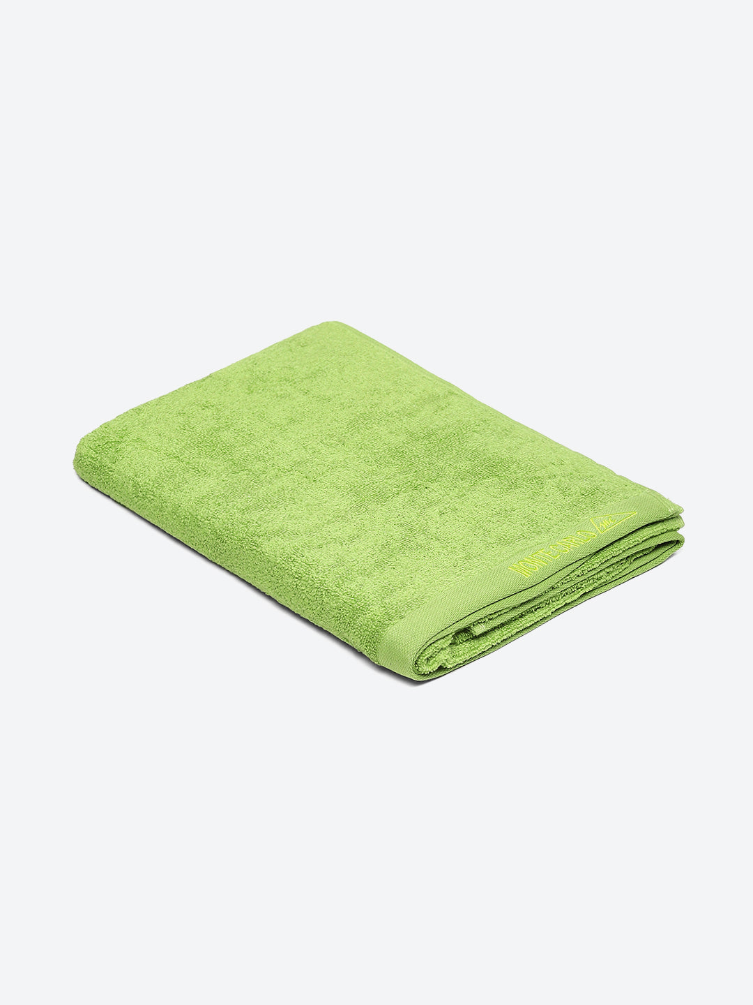 Green Solid Pure Cotton 350 GSM Bath Towel (Oslo)