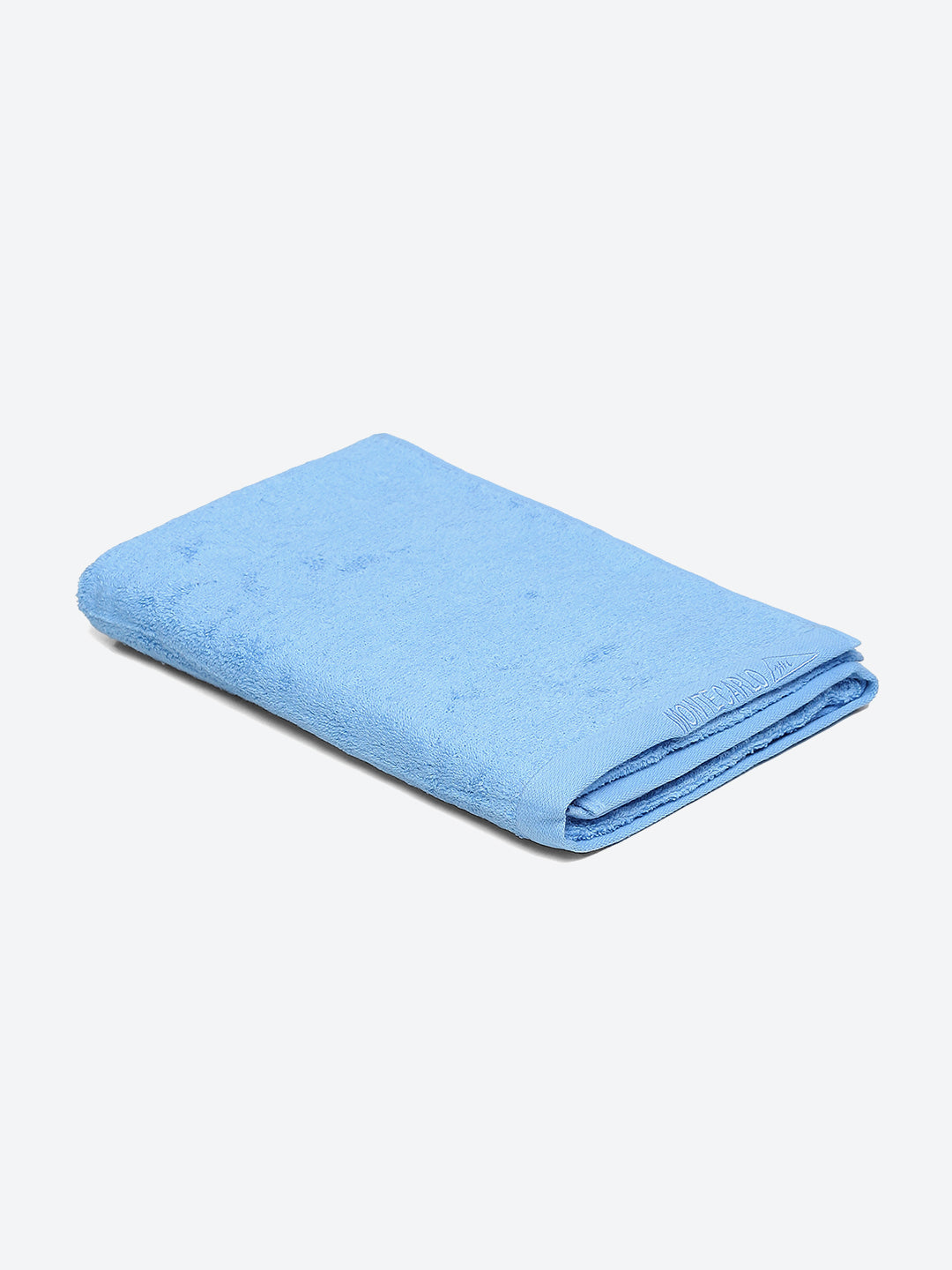 Blue Solid Pure Cotton 350 GSM Bath Towel (Oslo)