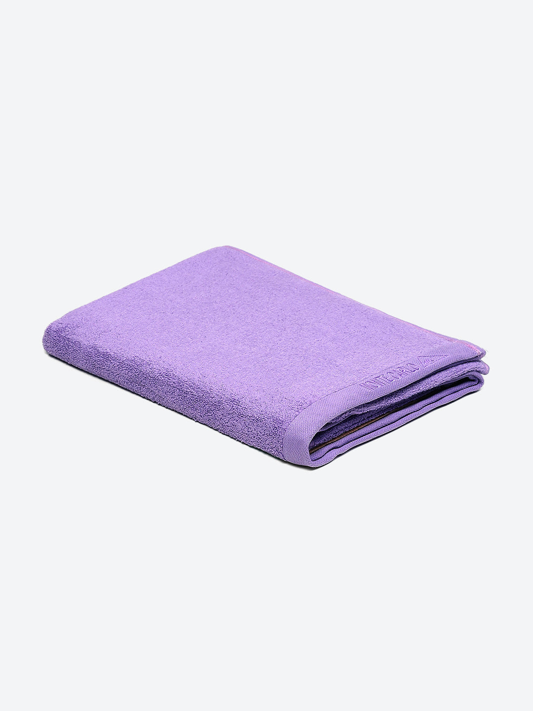 Purple Solid Pure Cotton 350 GSM Bath Towel (Oslo)