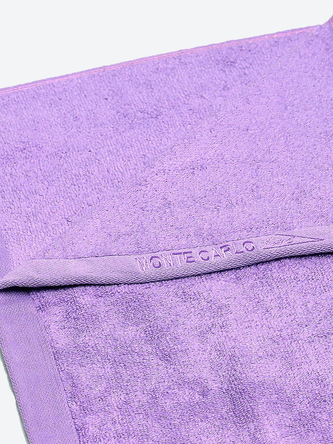 Purple Solid Pure Cotton 350 GSM Bath Towel (Oslo)