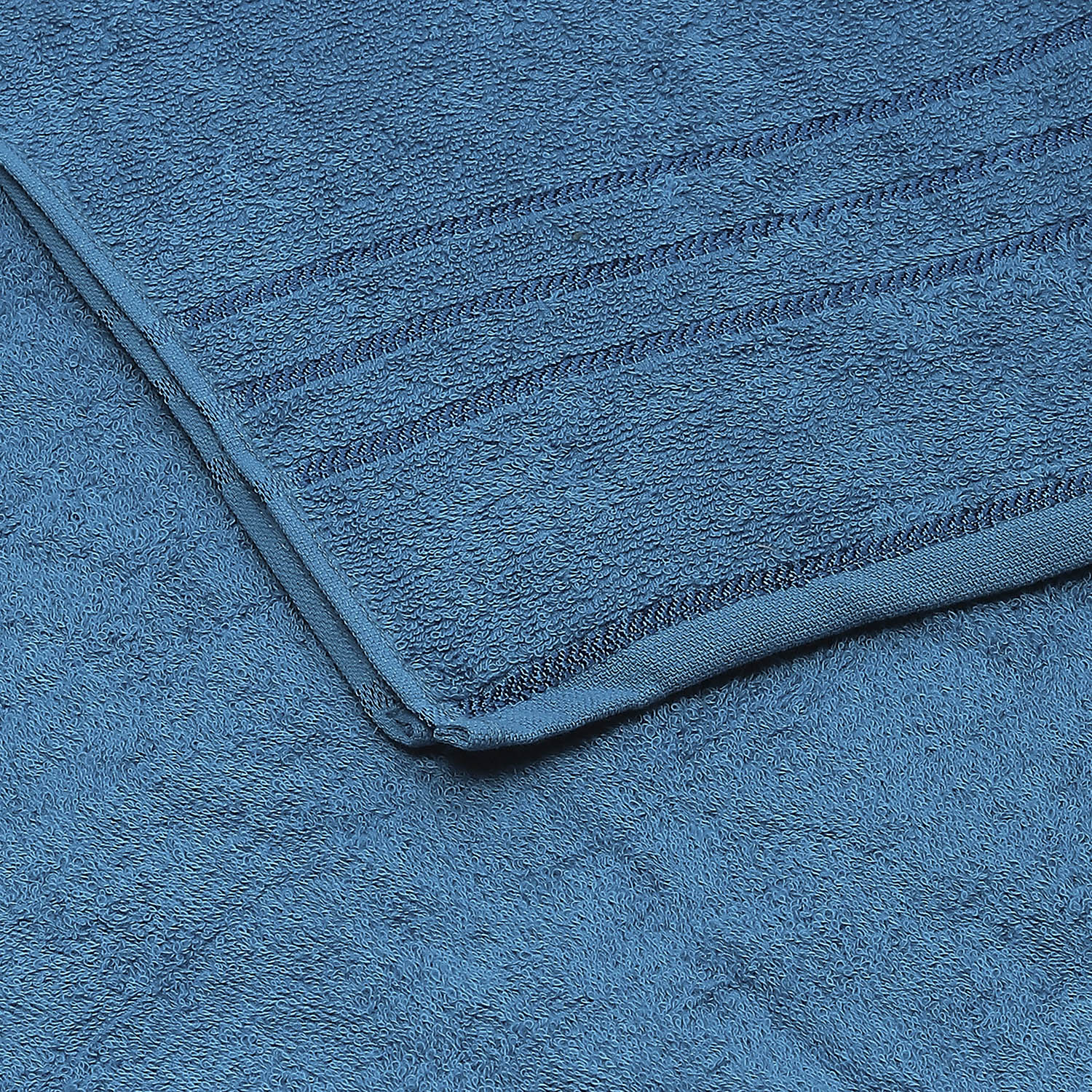 Teal Blue Cotton 350 GSM Bath Towel