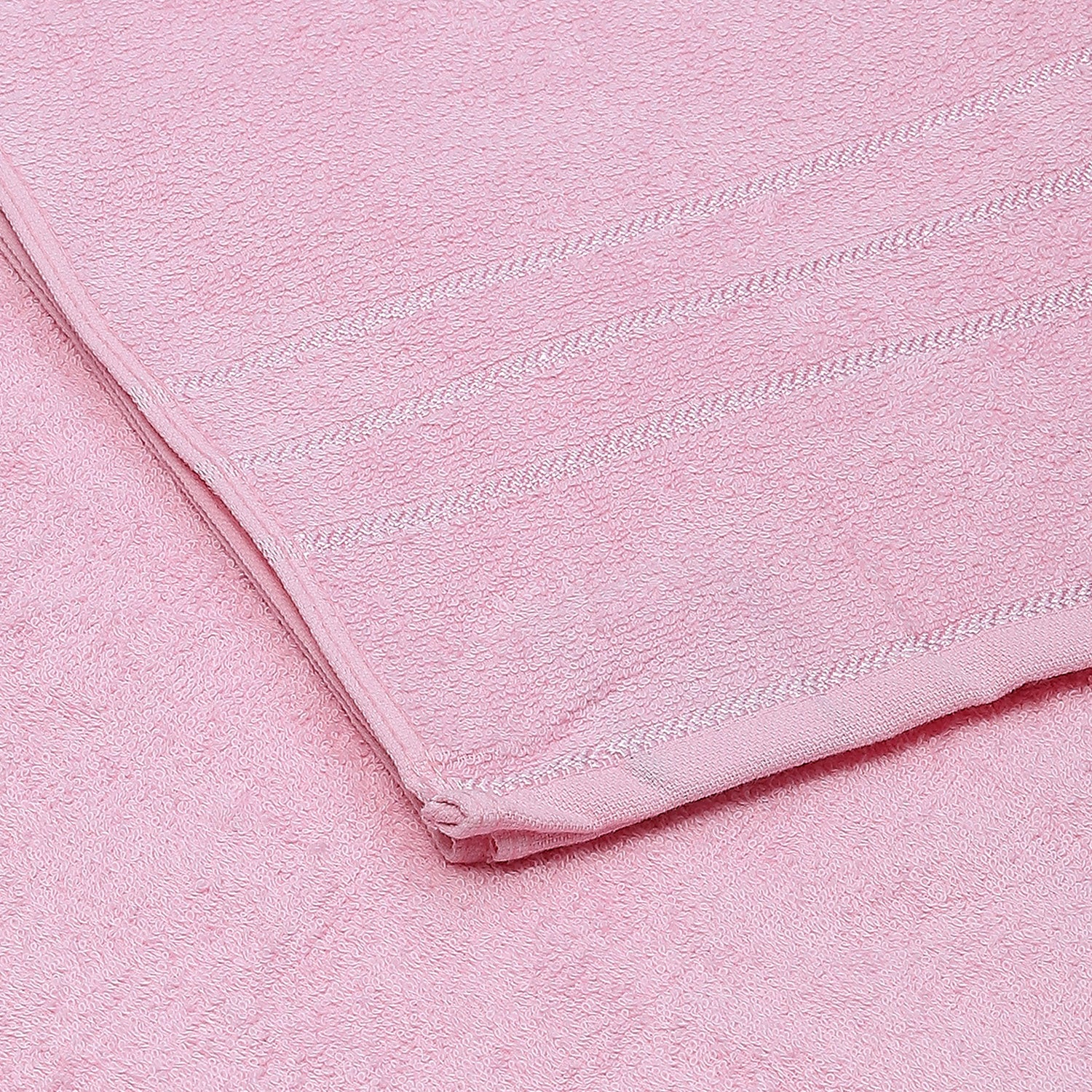 Pink Cotton 350 GSM Bath Towel