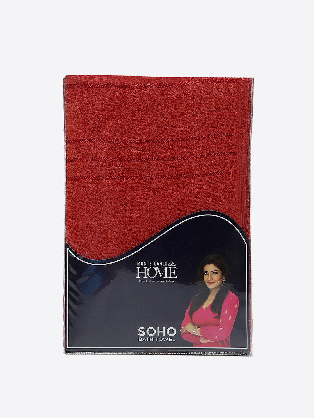 Coral Cotton 350 GSM Bath Towel