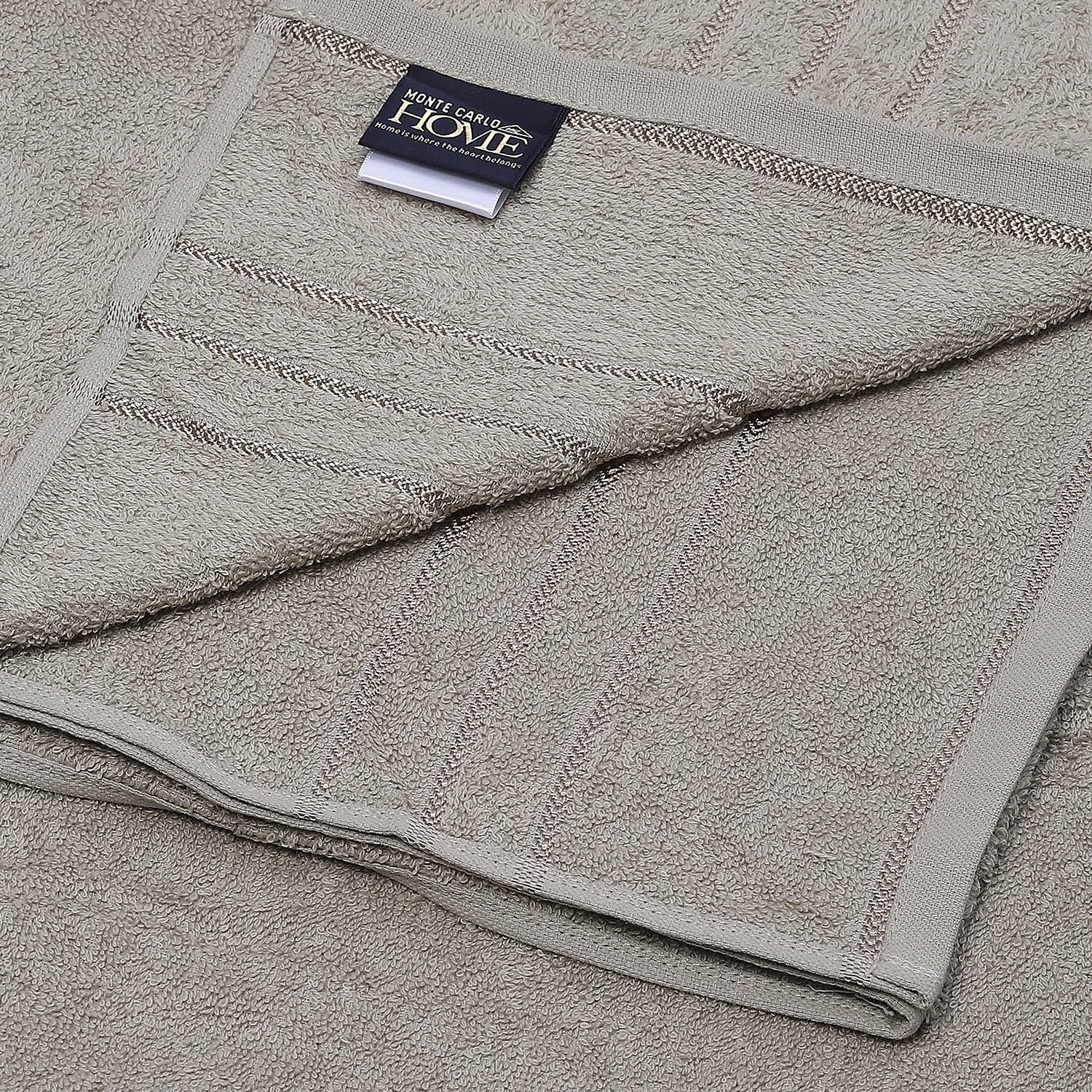 Grey Cotton 350 GSM Bath Towel