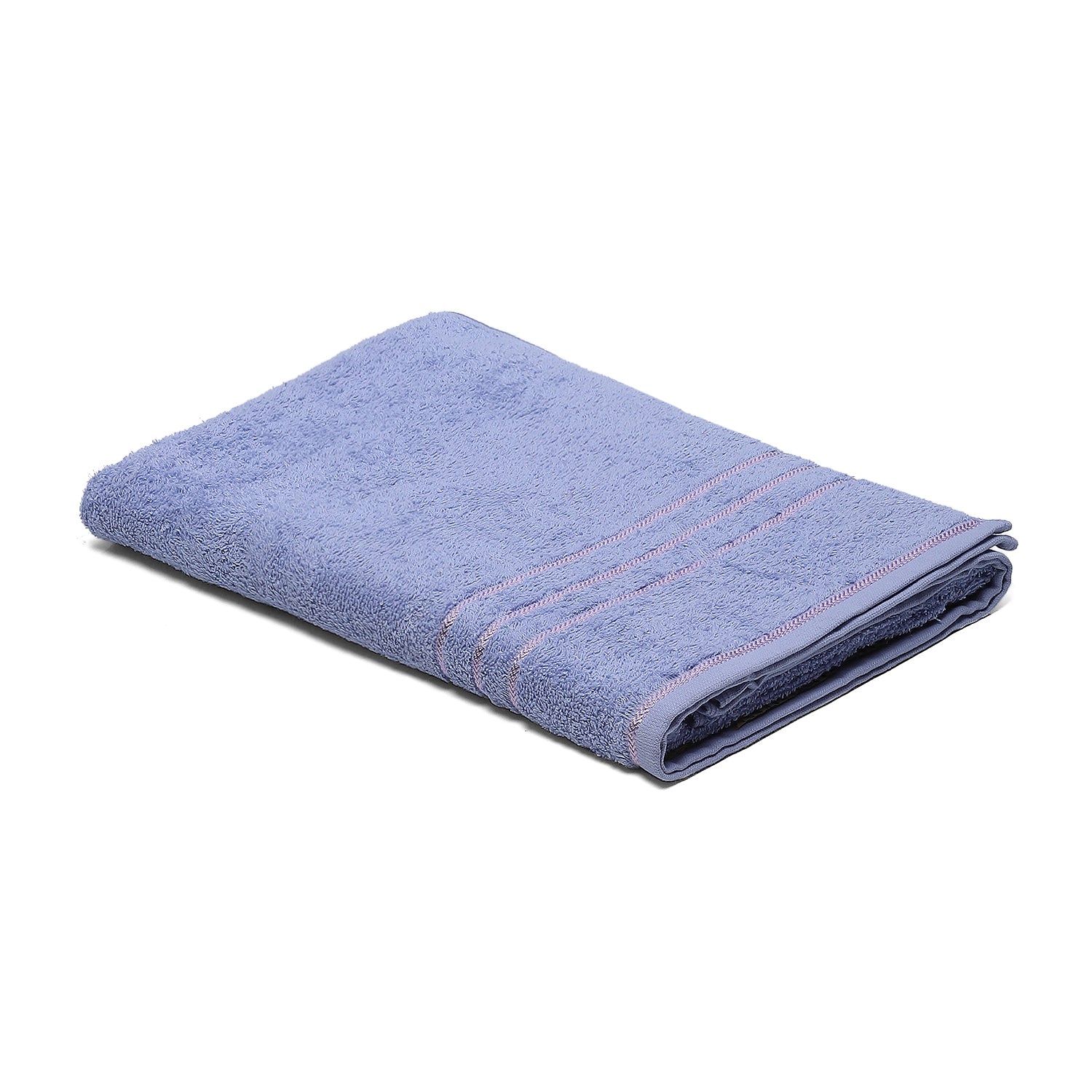 Blue Cotton 350 GSM Bath Towel