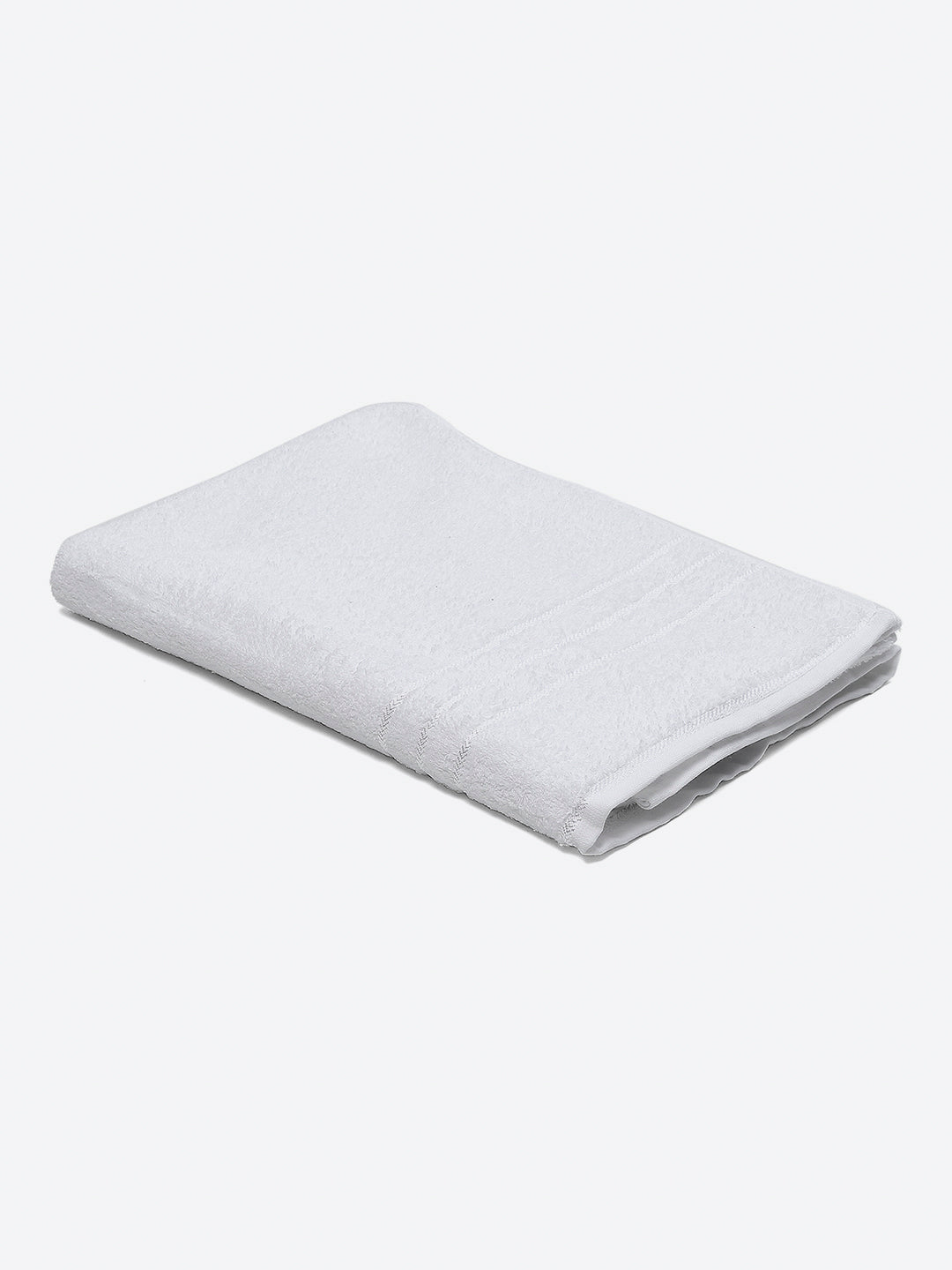 White Cotton 350 GSM Bath Towel