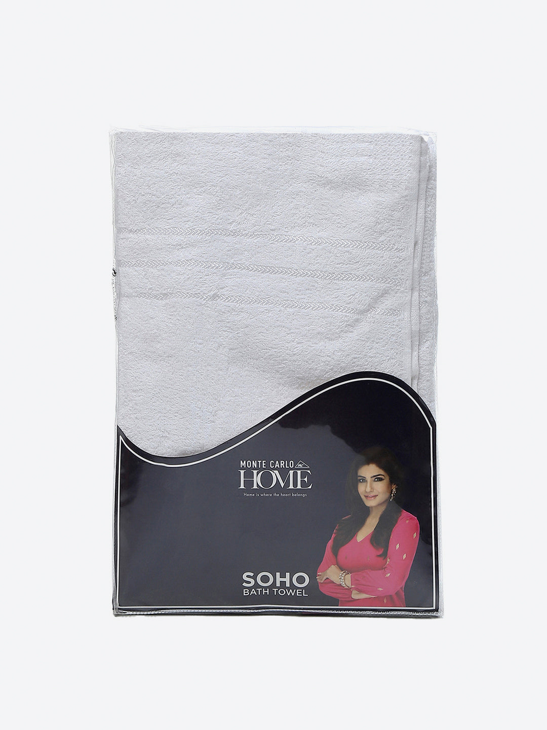 White Cotton 350 GSM Bath Towel