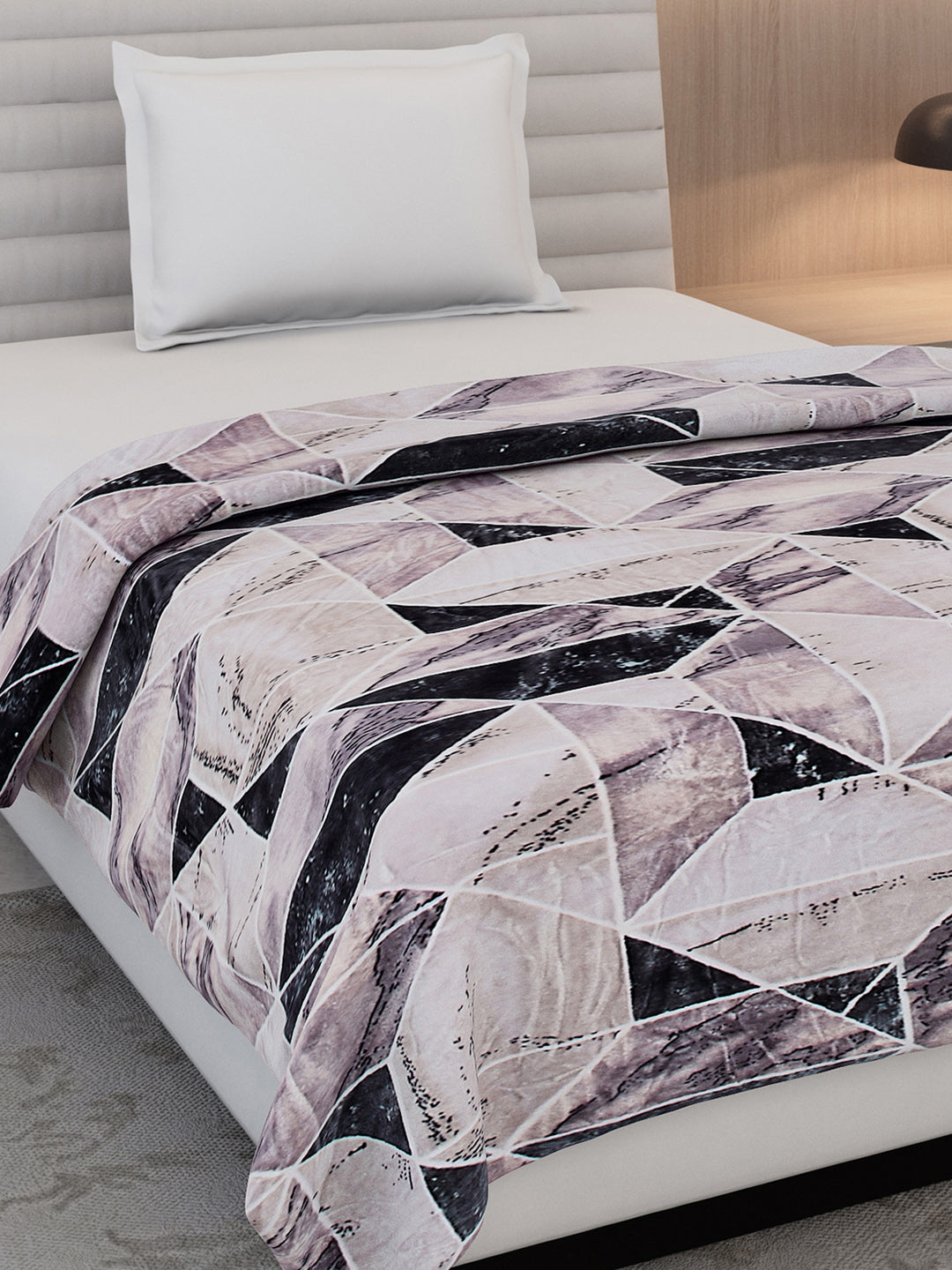 Printed Single Bed 300 GSM Blanket for AC Room - (Blubell)