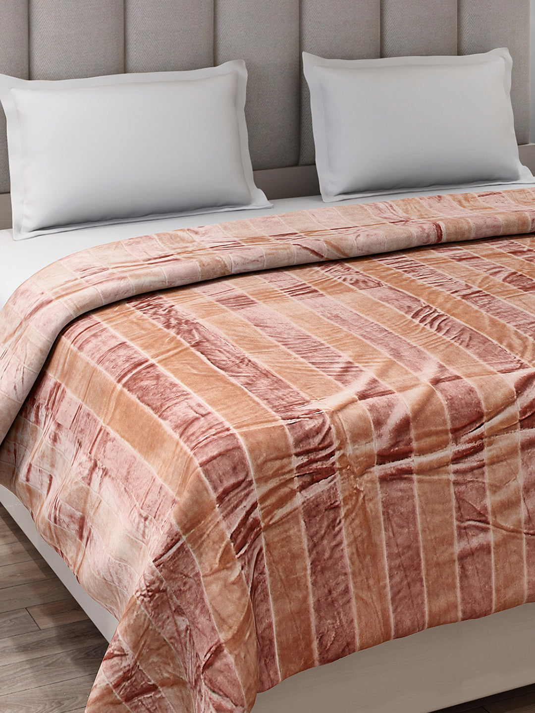 Striped Double Bed 300 GSM Blanket for AC Room - (Cosmos)