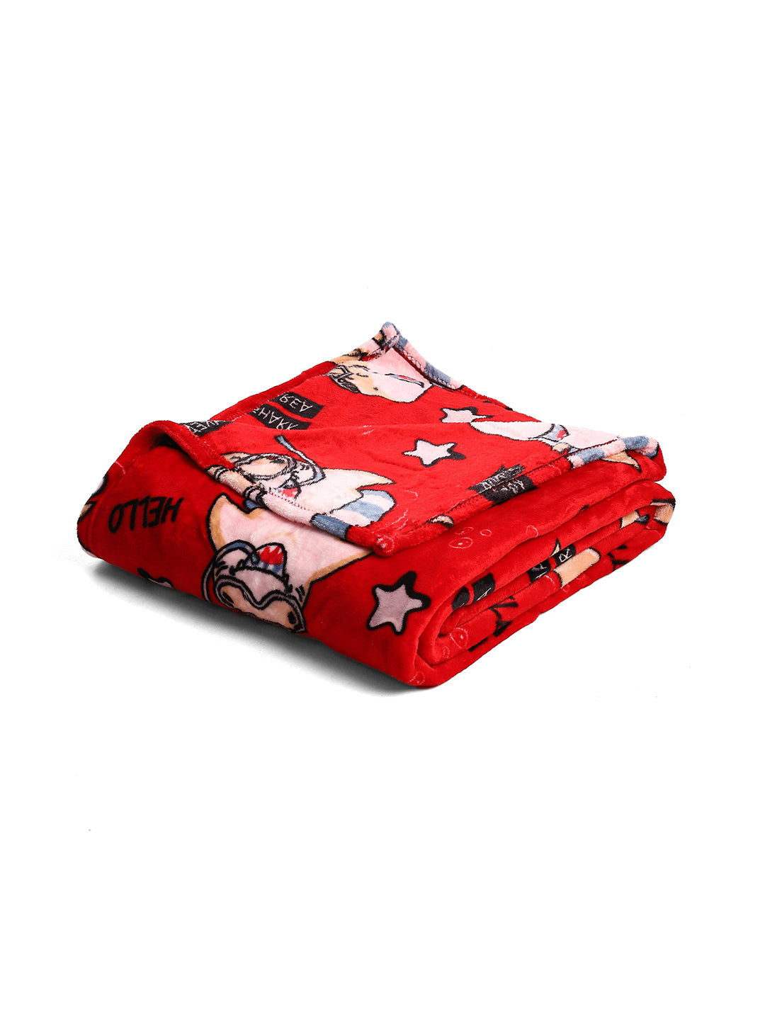 Printed Single Bed 300 GSM Blanket for AC Room - (Ellis)